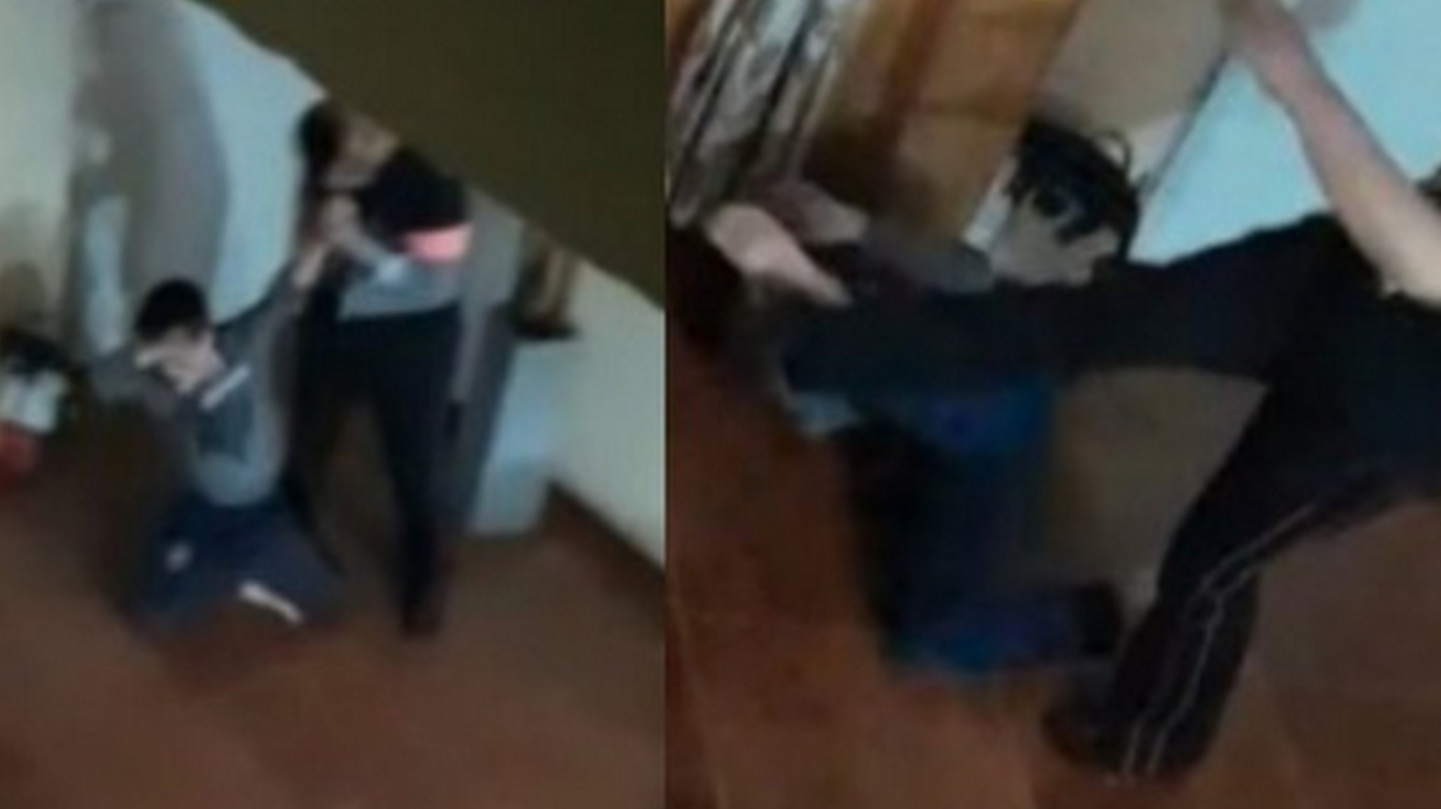 Enfermera golpeó y pateó a su hijo: “Ella lo tiró por la escalera”