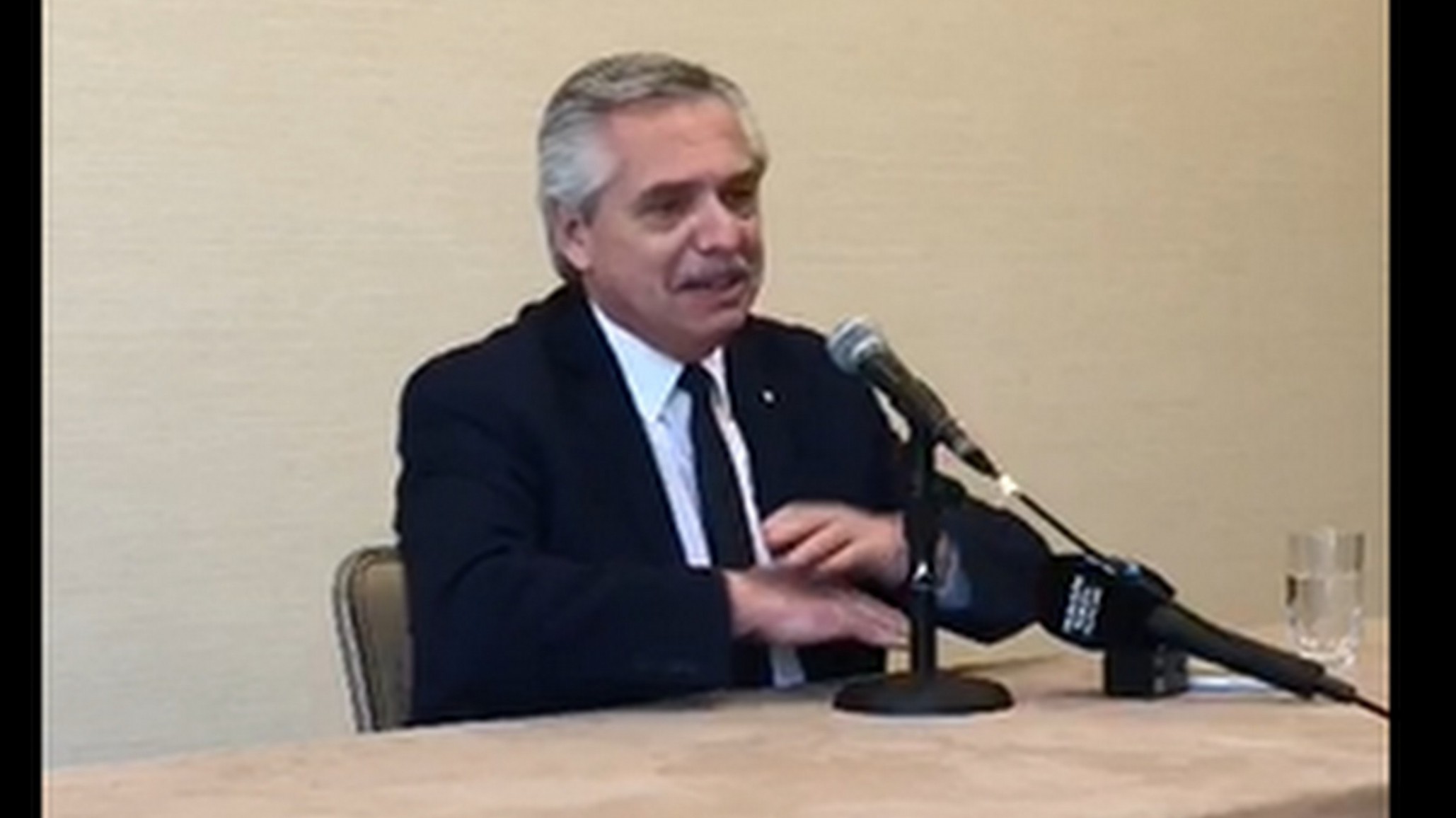 Fernández aclaró :”no estoy pensando en las PASO ni en reelecciones”