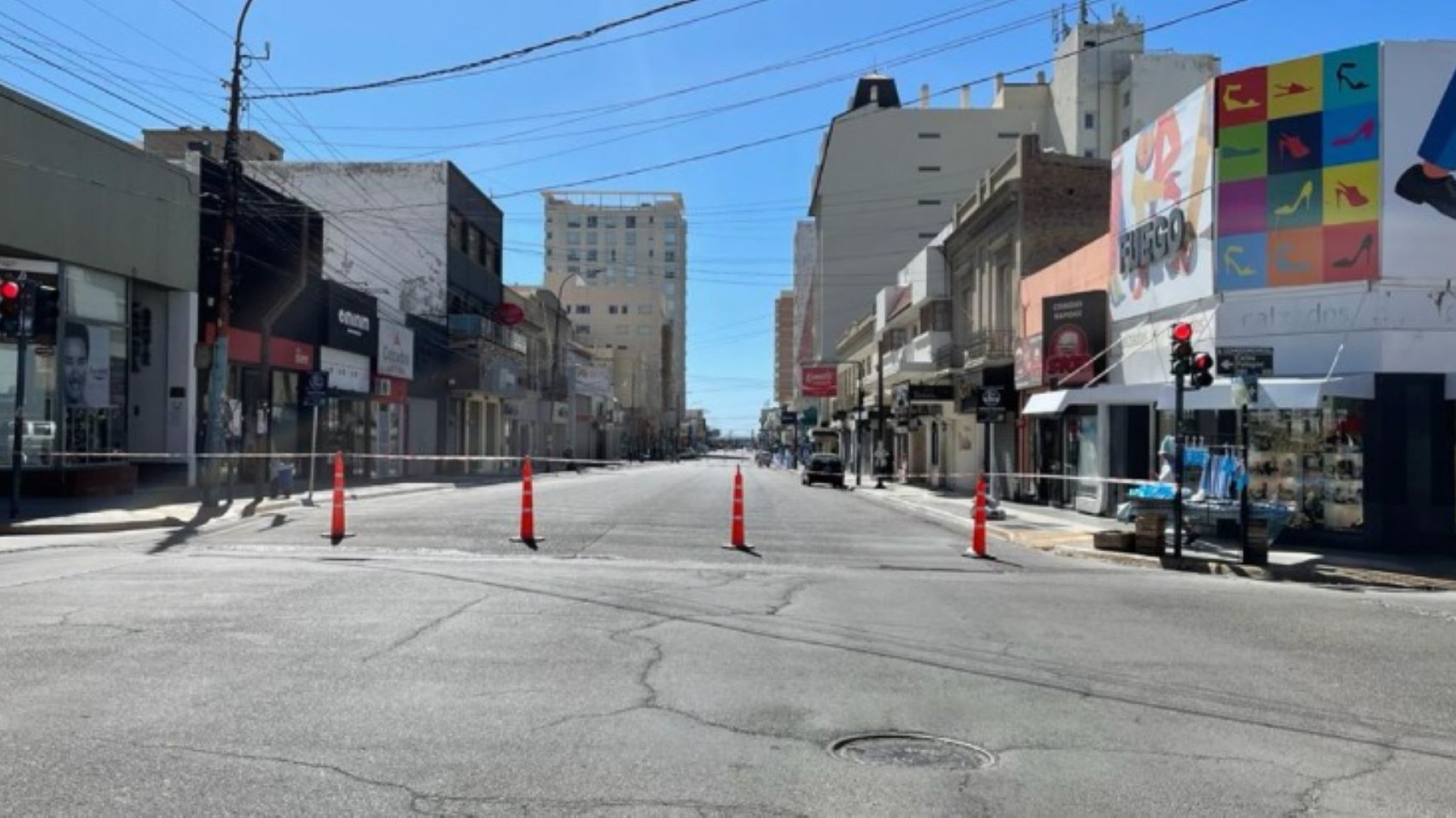 Final de Qatar 2022: cortaron la calle San Martín ante posibles festejos