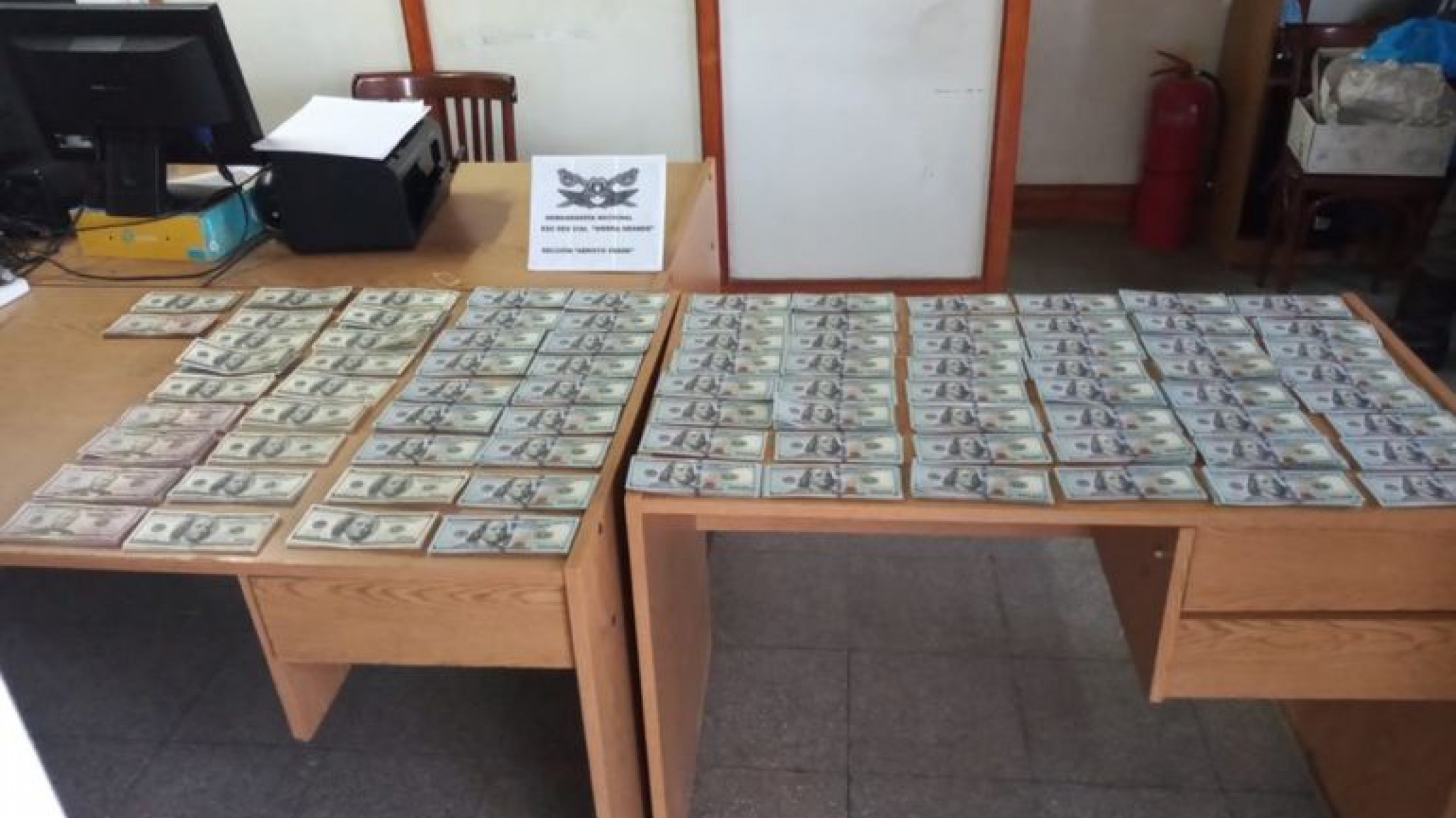 Camionero llevaba 85.000 dólares escondidos y no pudo justificar su procedencia