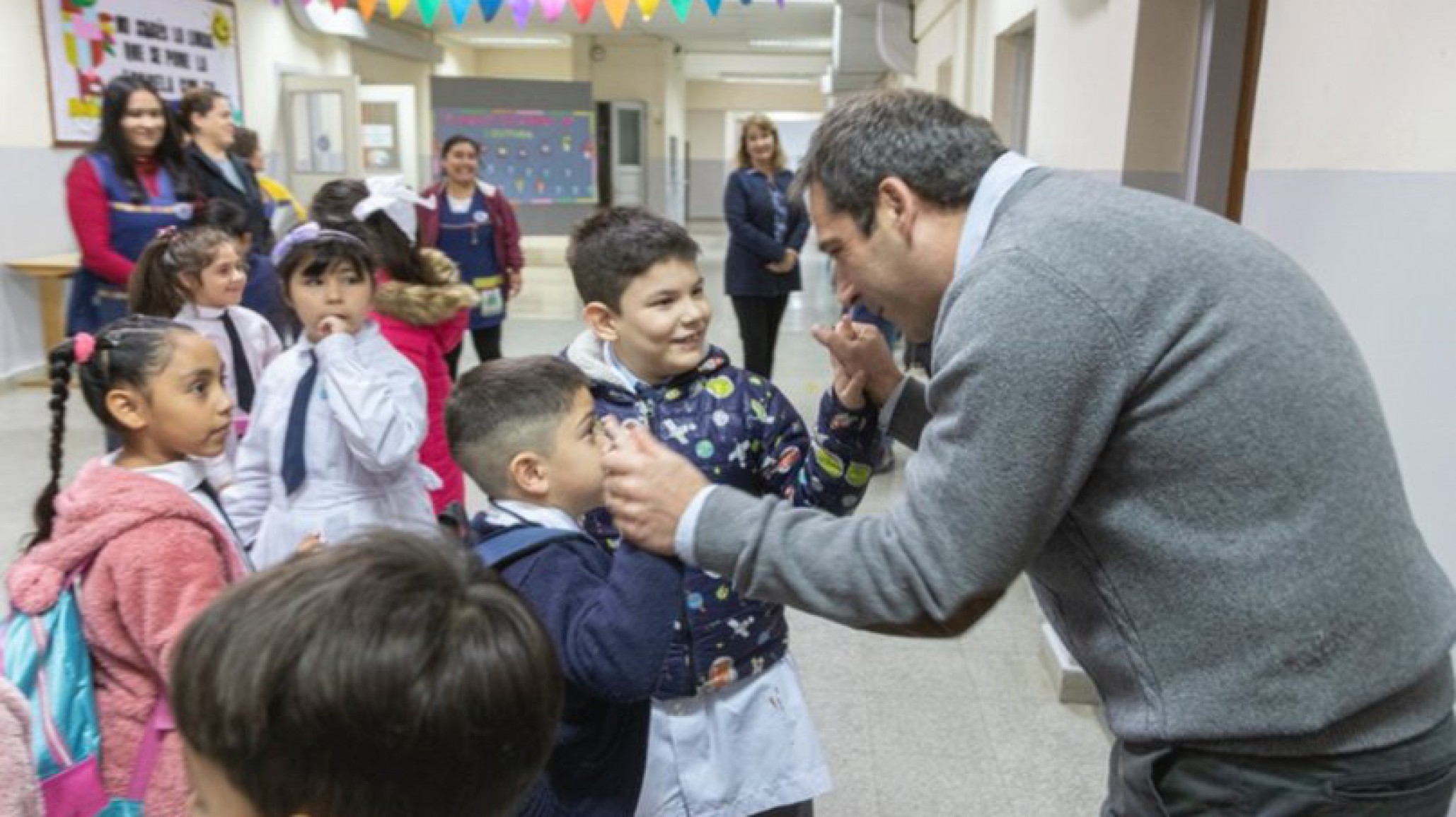 Luque manifestó su compromiso con referentes de la Fundación Padre Corti