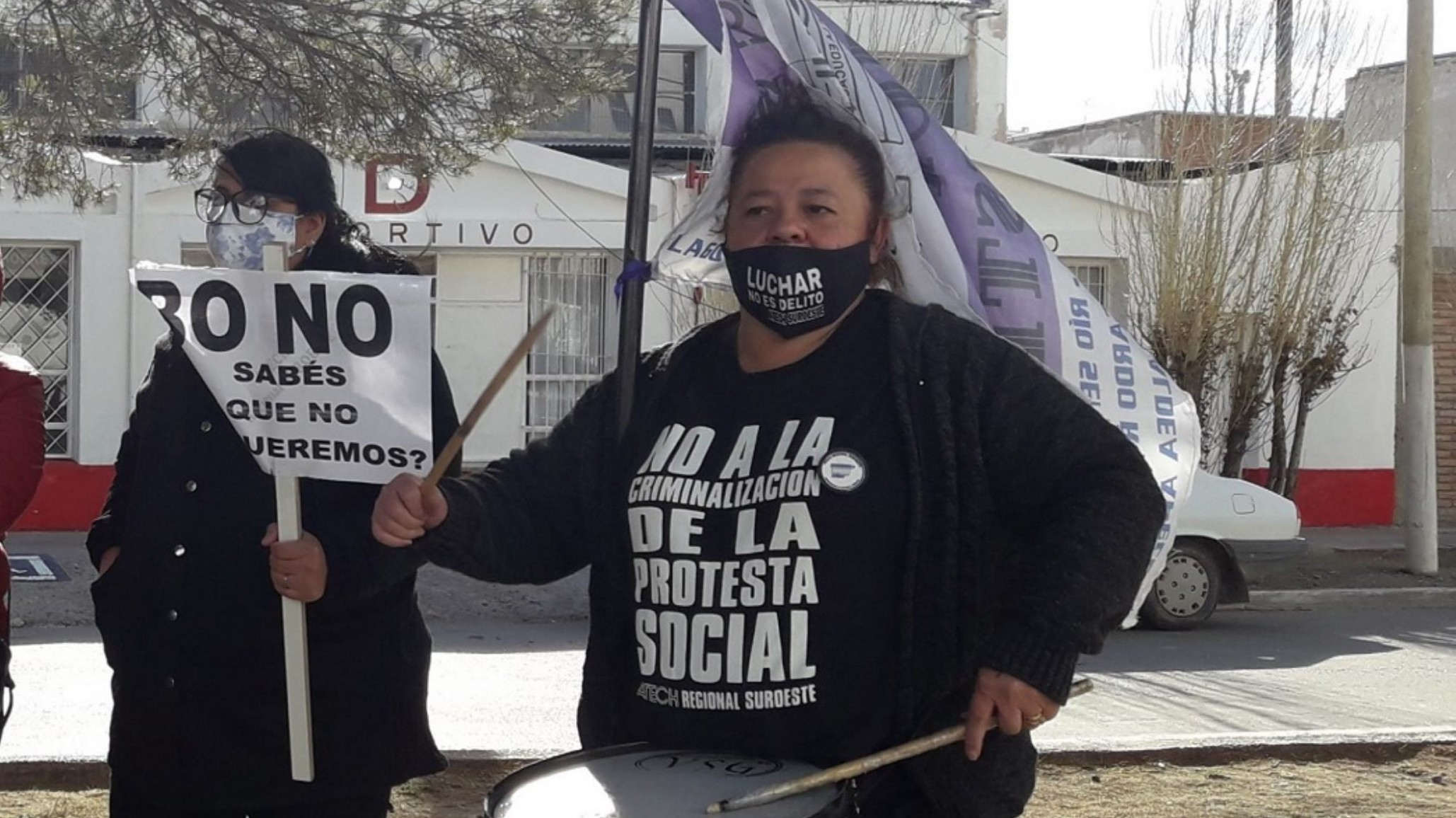 Condenaron a la docente Estela Juárez por las protestas de 2019