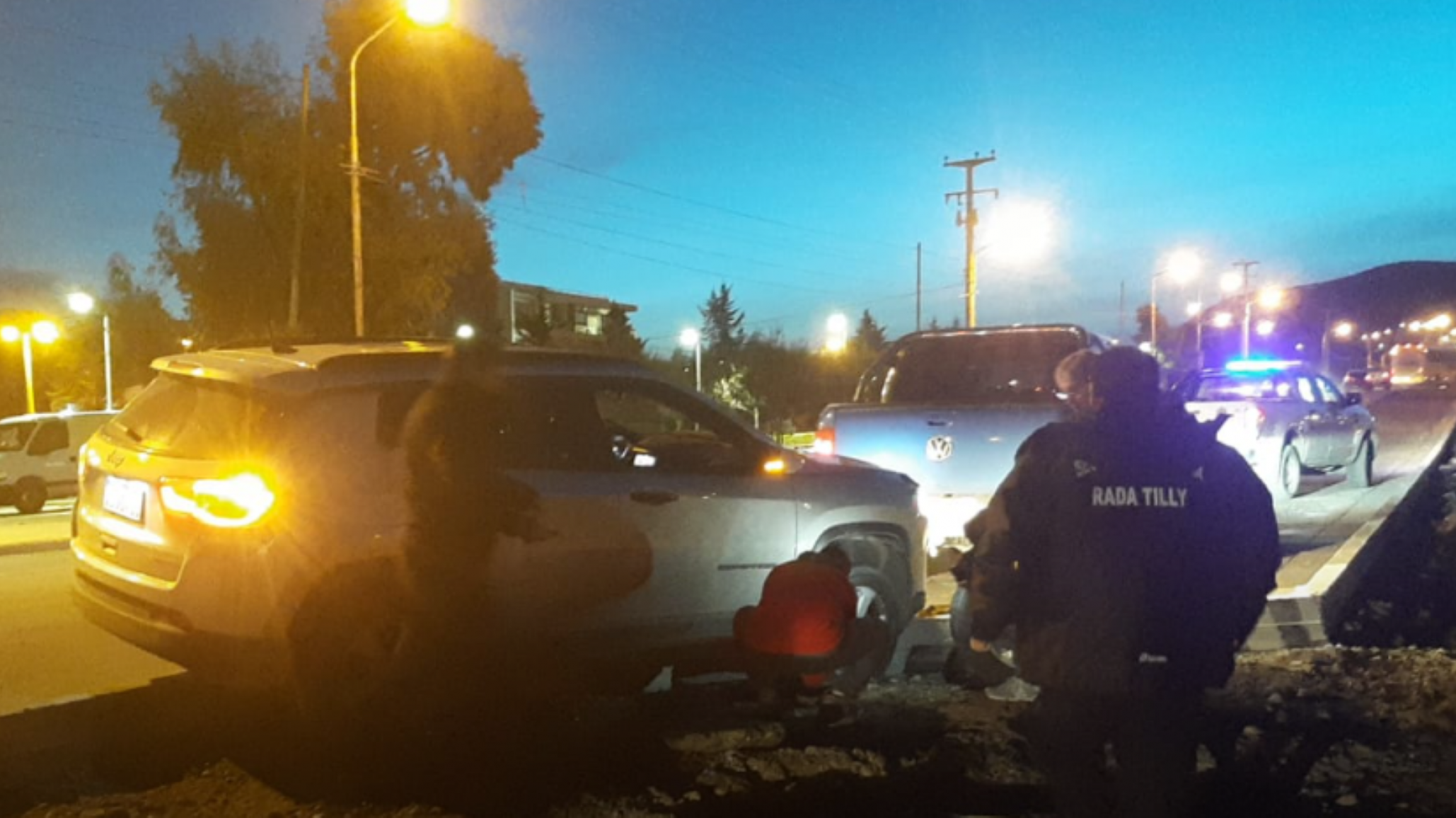Despistó con su camioneta en Rada Tilly y admitió que fue un descuido