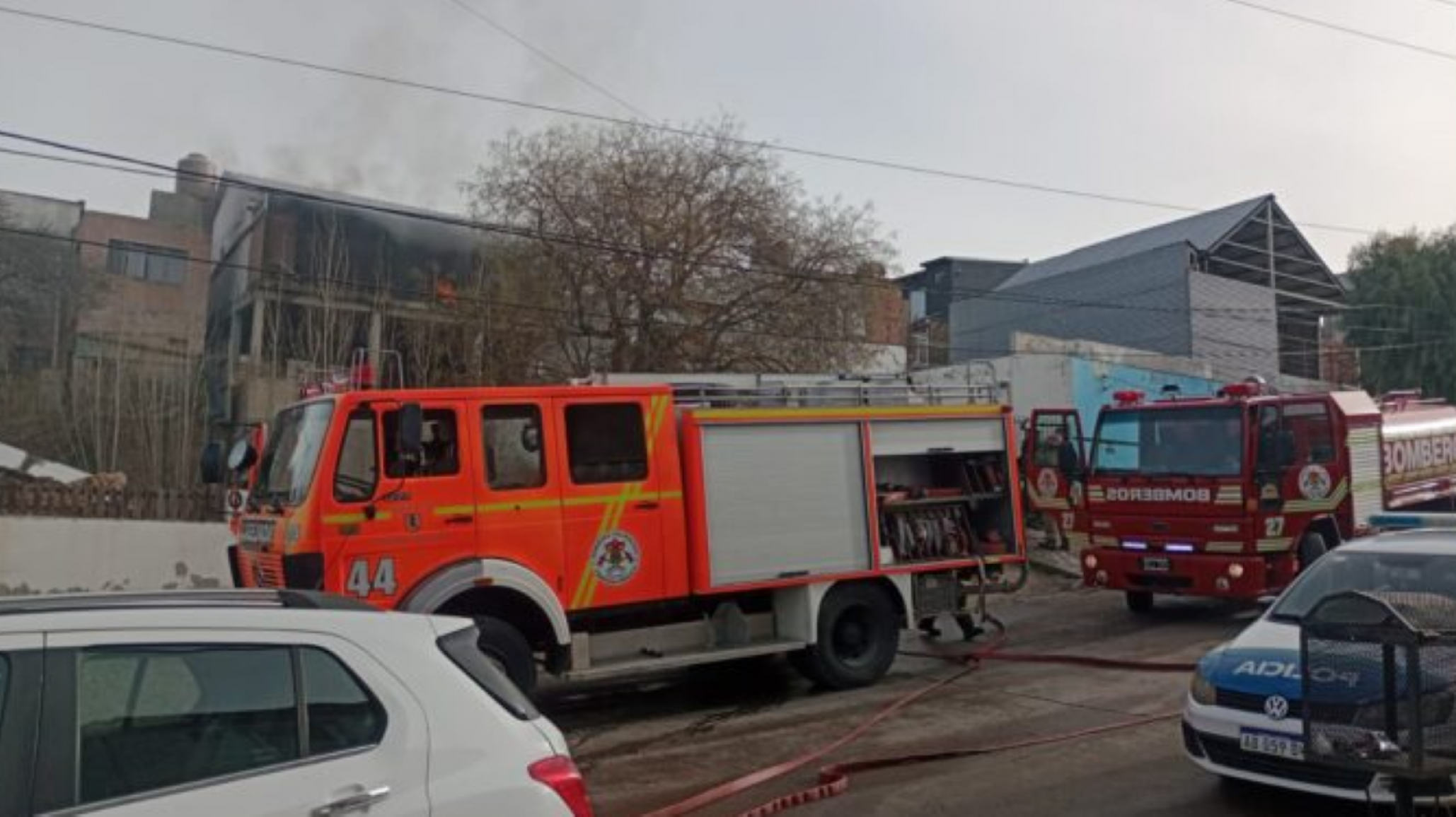 Hubo un incendio en una casa: “la ropa cayó en un calorama”