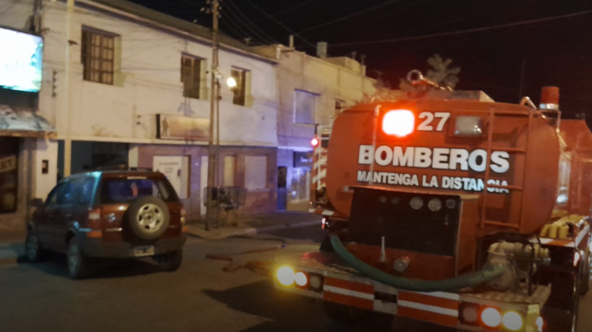 Hubo un incendio en un pelotero “fue por un cortocircuito”