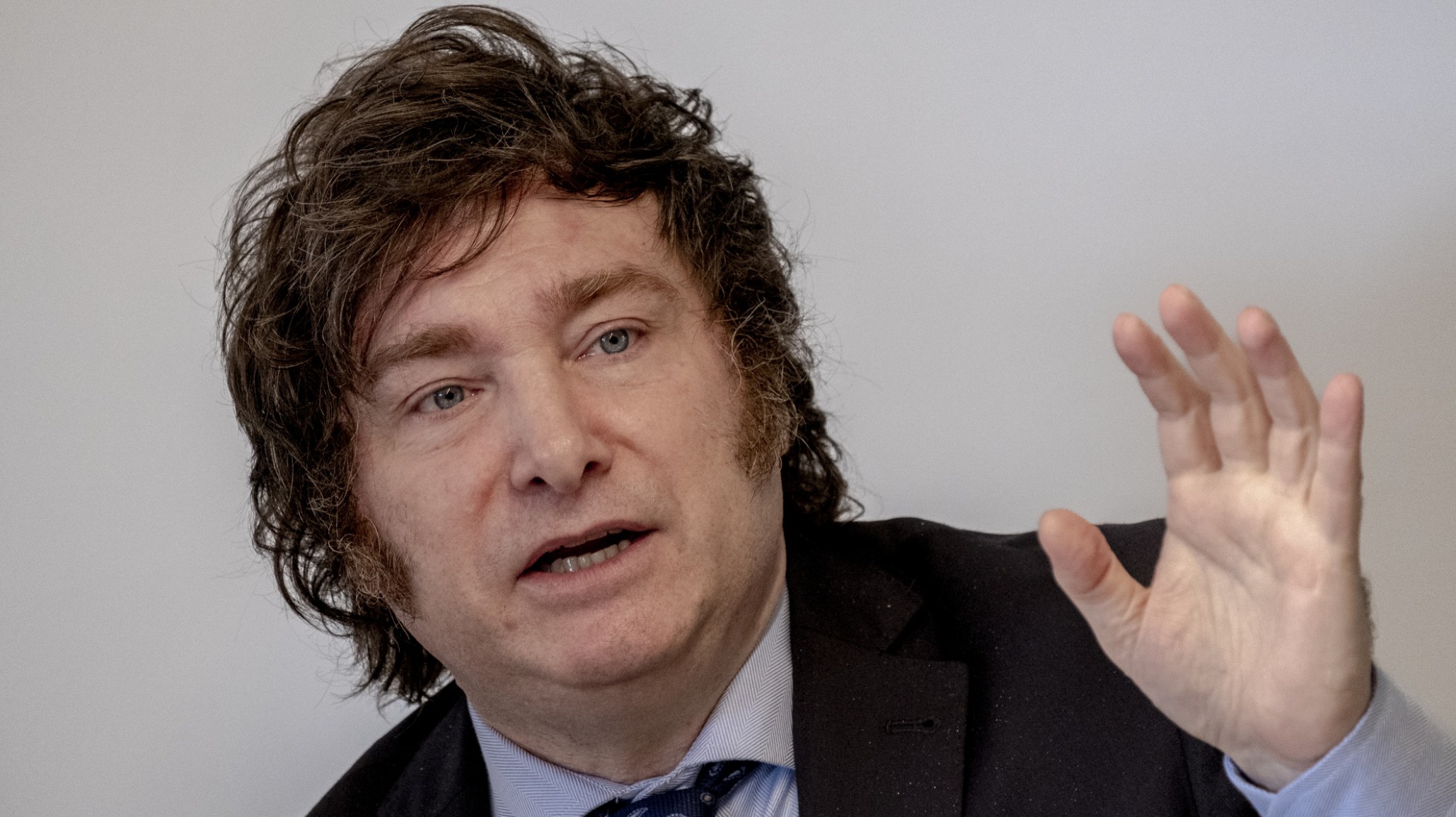 Javier Milei en Frankfurt y antes de su participación en Davos: "Vengo a sembrar las semillas de la libertad"