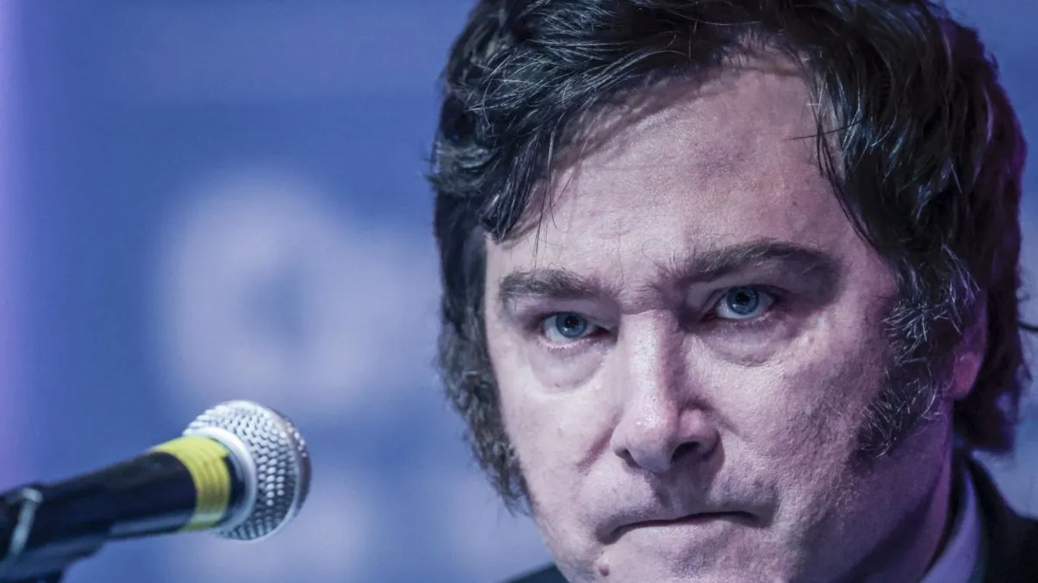 Javier Milei llegó a Bahía Blanca junto a su equipo