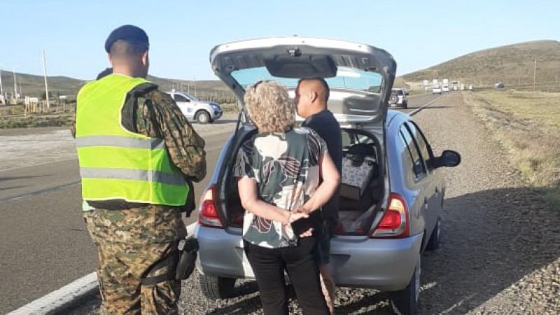 ¡Sin cena navideña! Los atraparon con 5 corderos faenados en el baúl