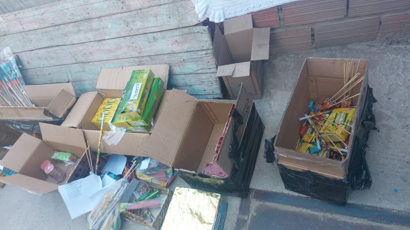 Múltiples allanamientos por venta ilegal de pirotecnia
