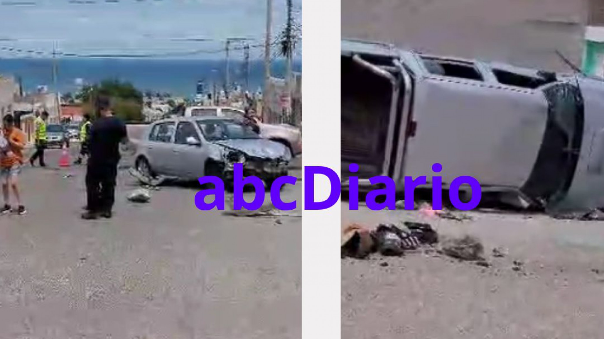 Video: Tremendo choque y vuelco en Alvear y Misiones