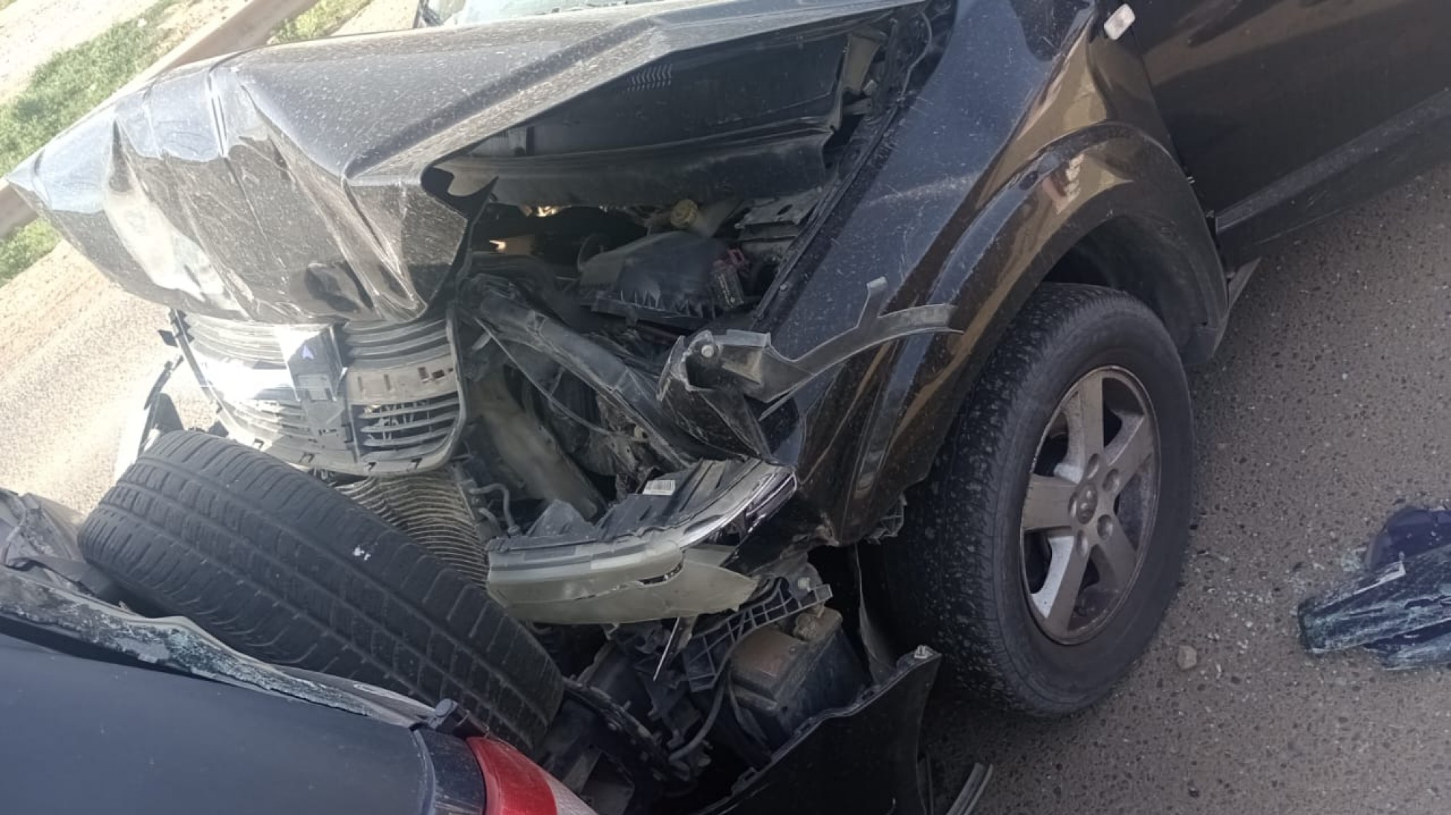 Choque en cadena en Comodoro: Cinco autos involucrados