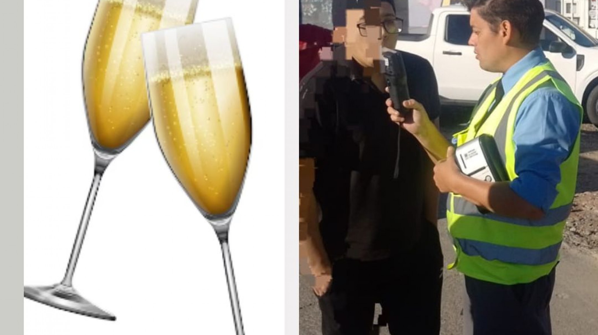 ¡Chocó más que las copas! Manejaba con 2.33 de alcohol en sangre y provocó un choque