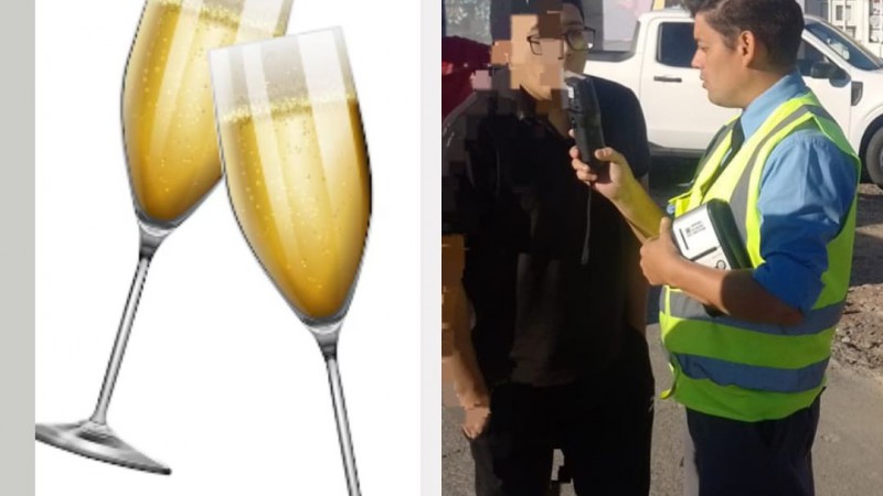 ¡Chocó más que las copas! Manejaba con 2.33 de alcohol en sangre y provocó un choque