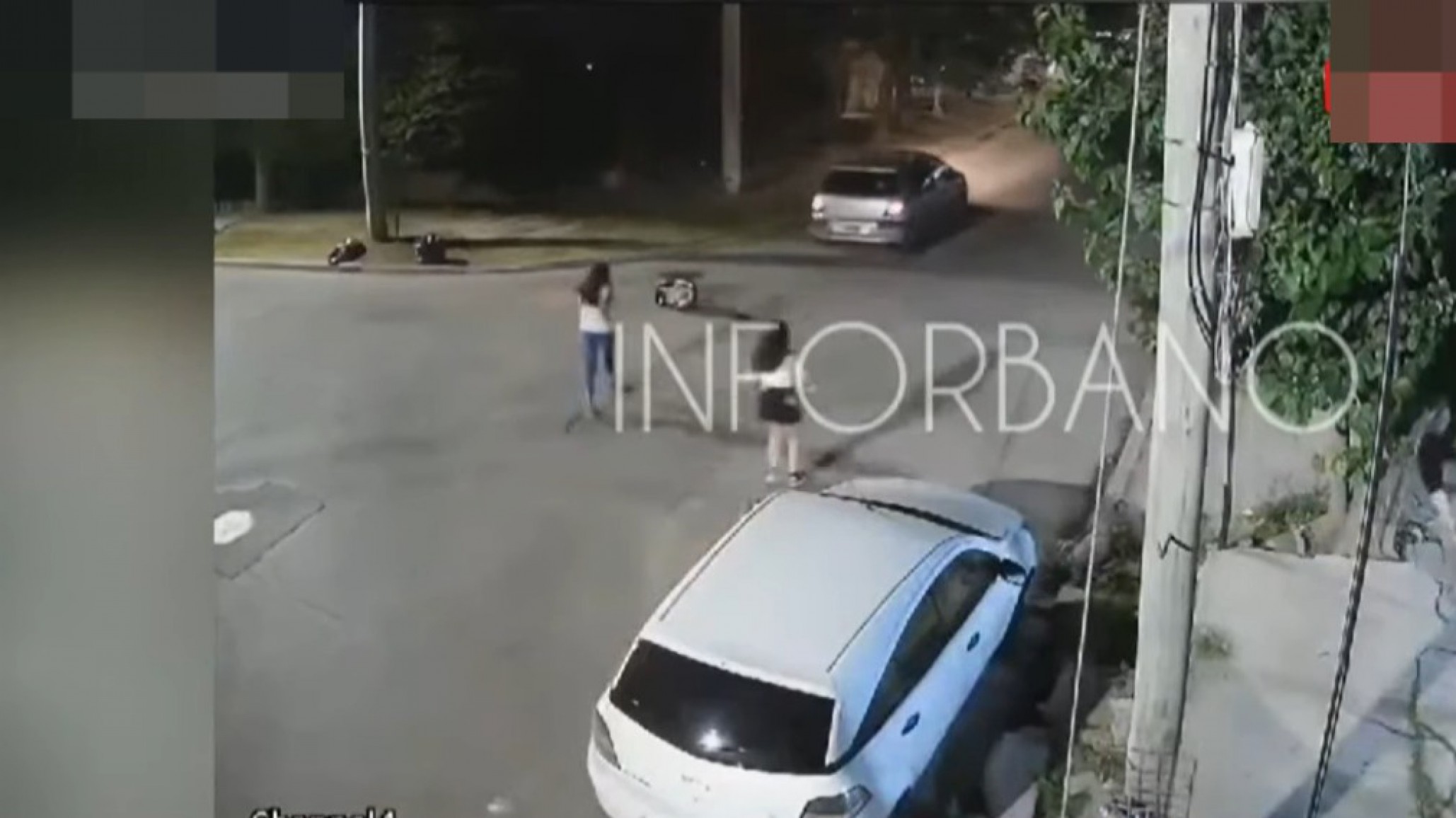 Video: Delincuentes robaron un auto con bebé a bordo y lo abandonaron en la calle