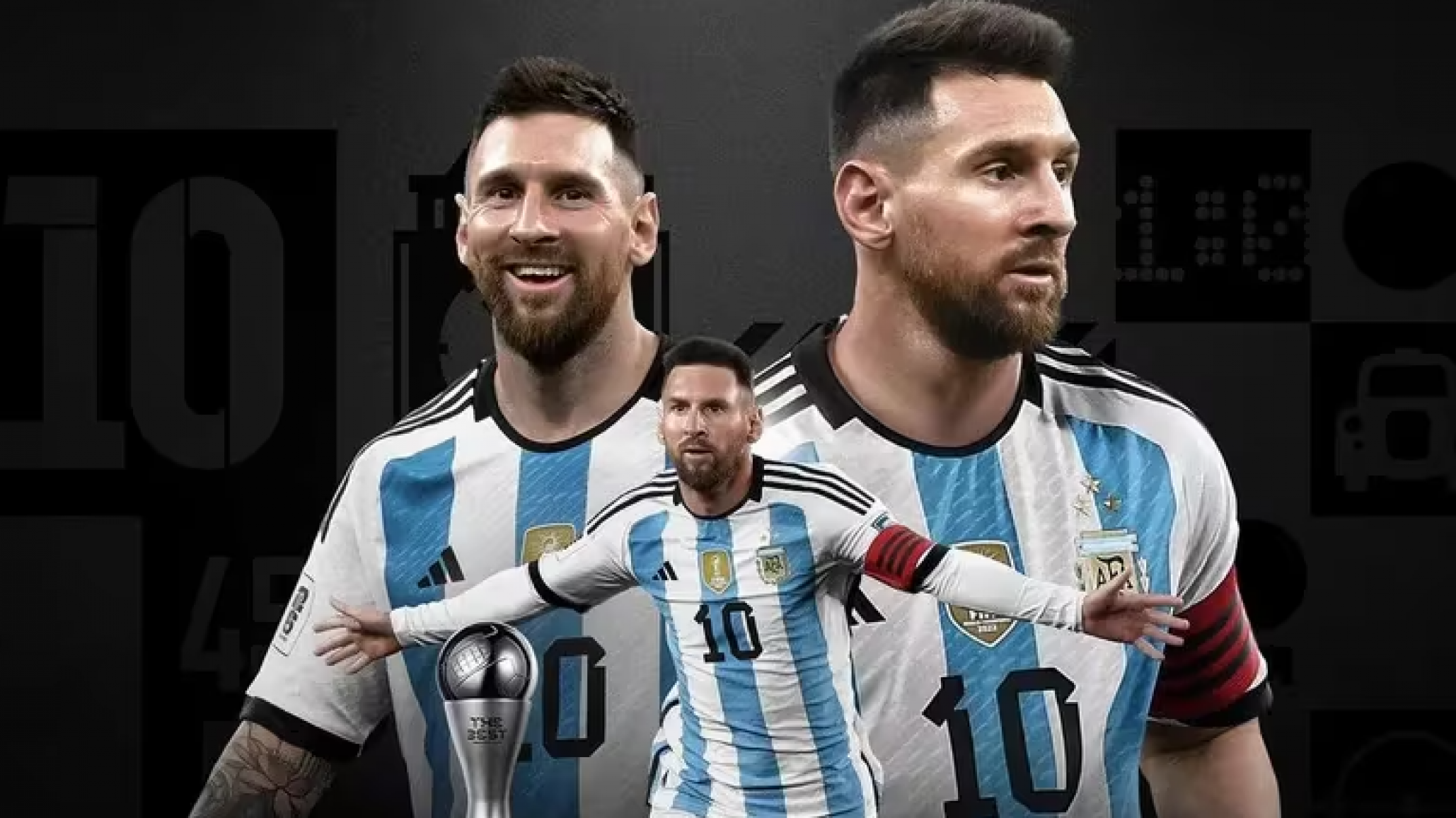 Messi gana su tercer premio The Best al mejor jugador del mundo