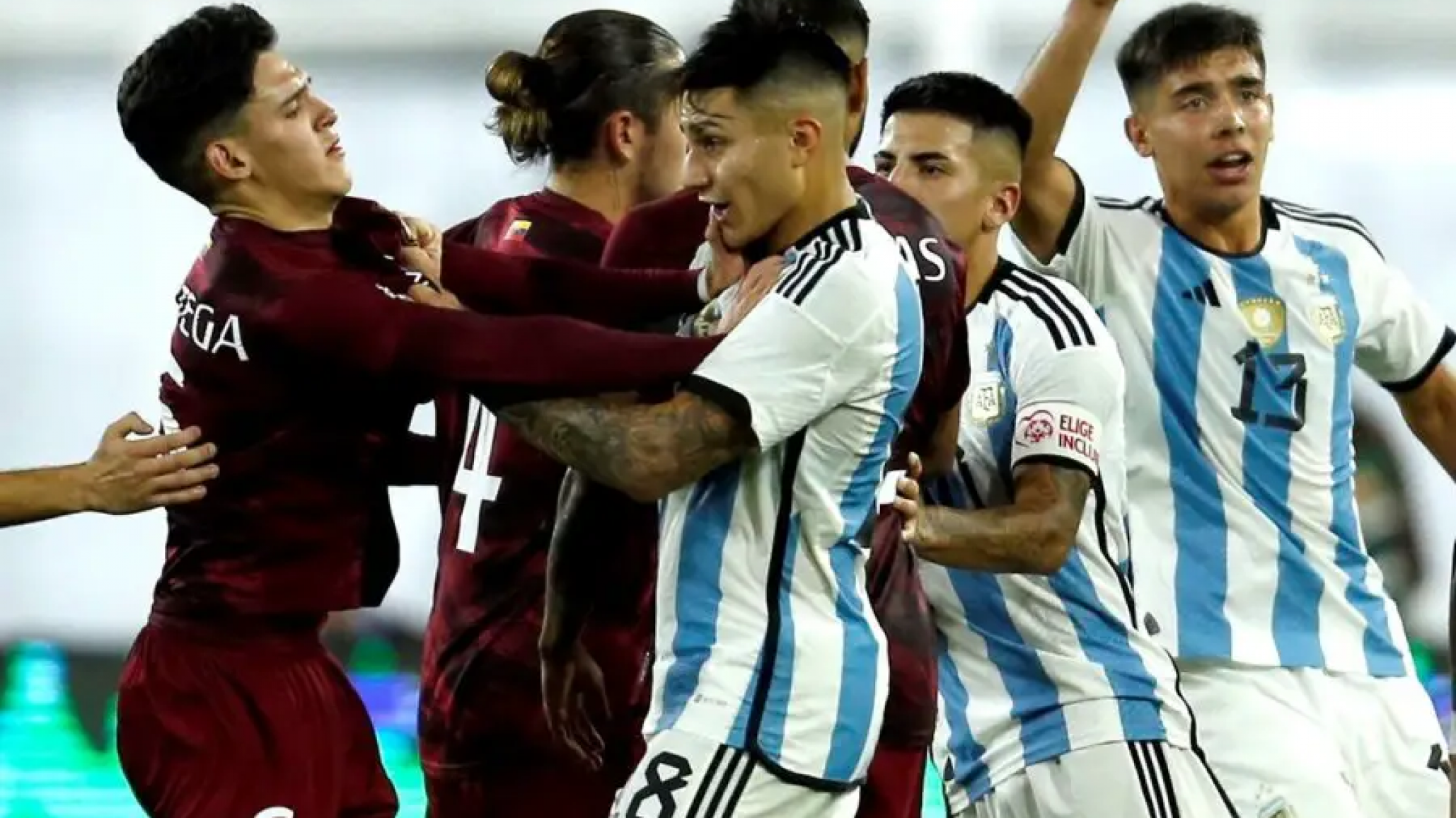 Sub 23: Polémico empate entre Argentina y Venezuela en el Preolímpico