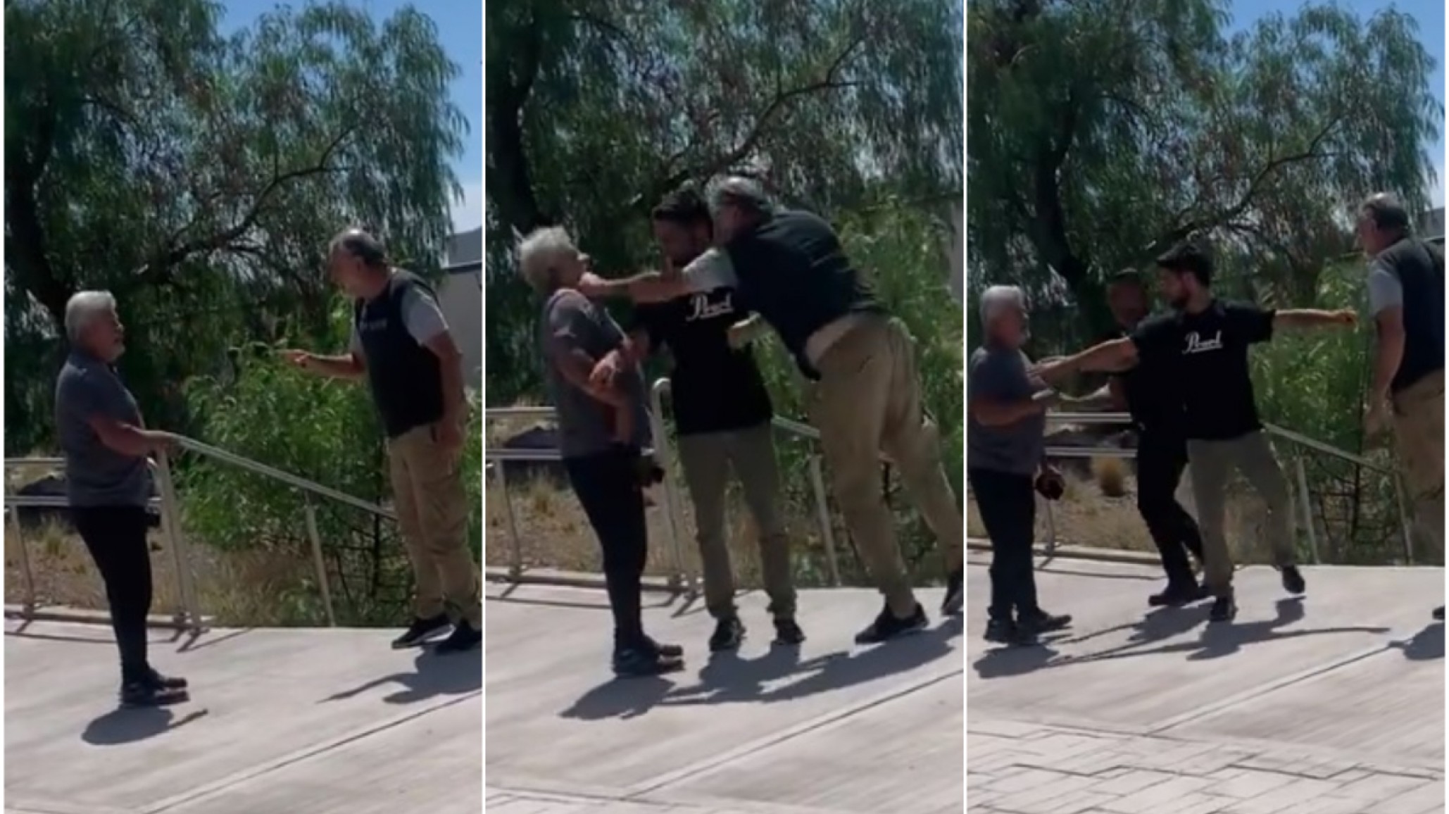 Belliboni golpeó a un hombre que lo acusó de "ladrón que le roba a los pobres"