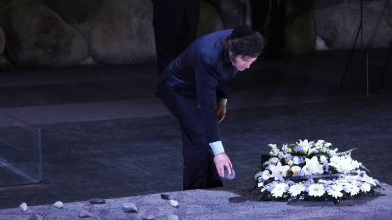 Milei en Jerusalén: "no podemos callar ante el nazismo moderno, hoy disfrazado del grupo terrorista Hamas"