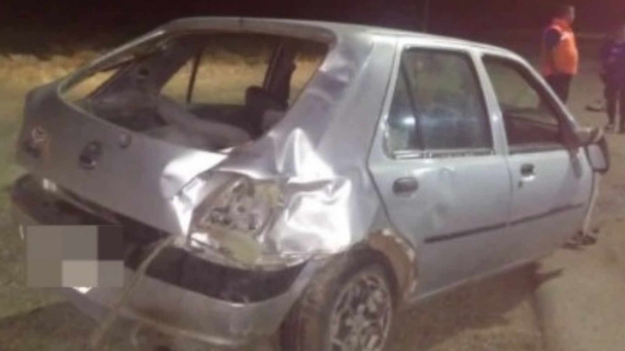 Conducía ebrio, chocó y fue trasladado de urgencia al hospital