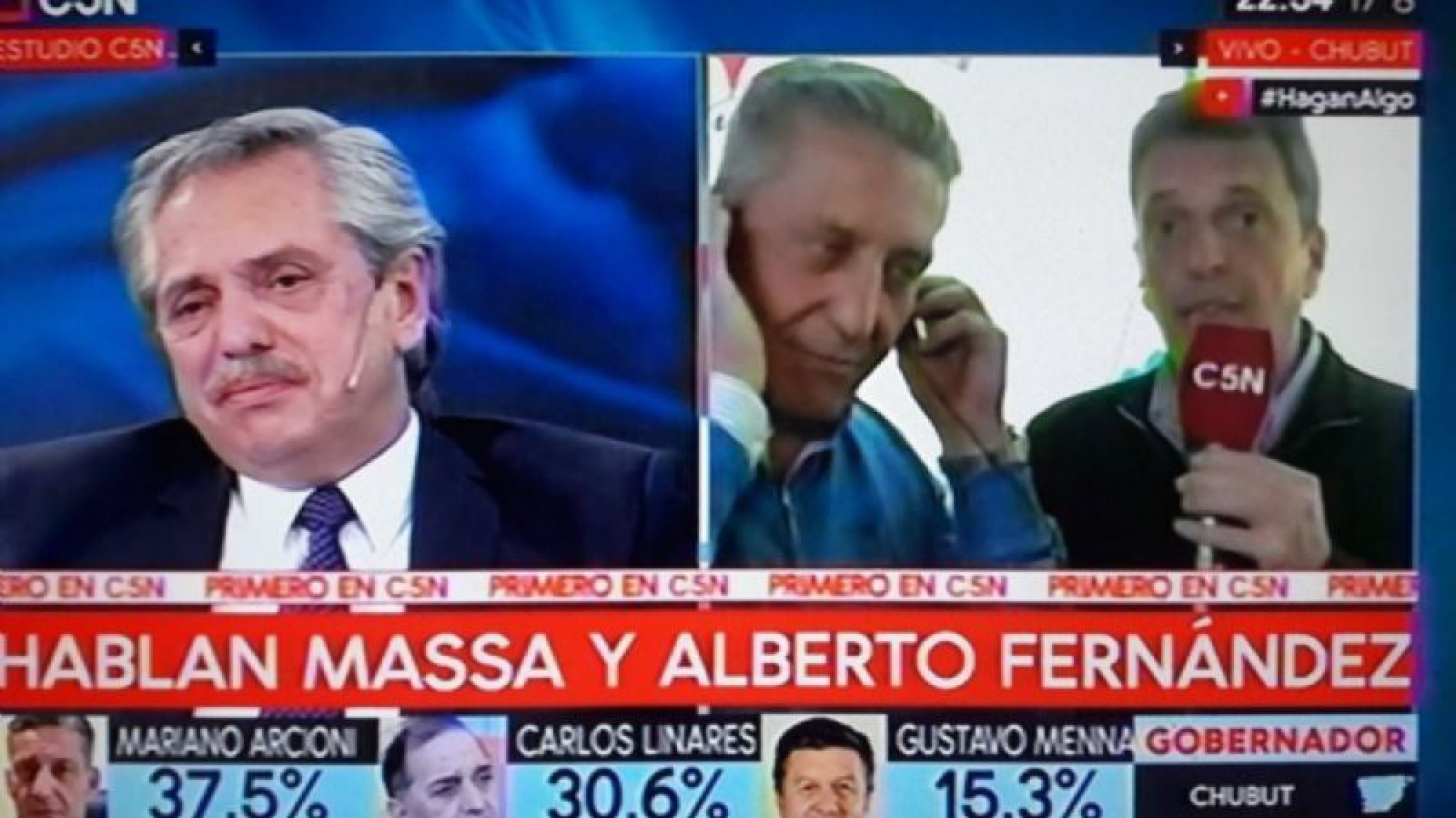 Alberto Fernández felicitó a Arcioni por su triunfo