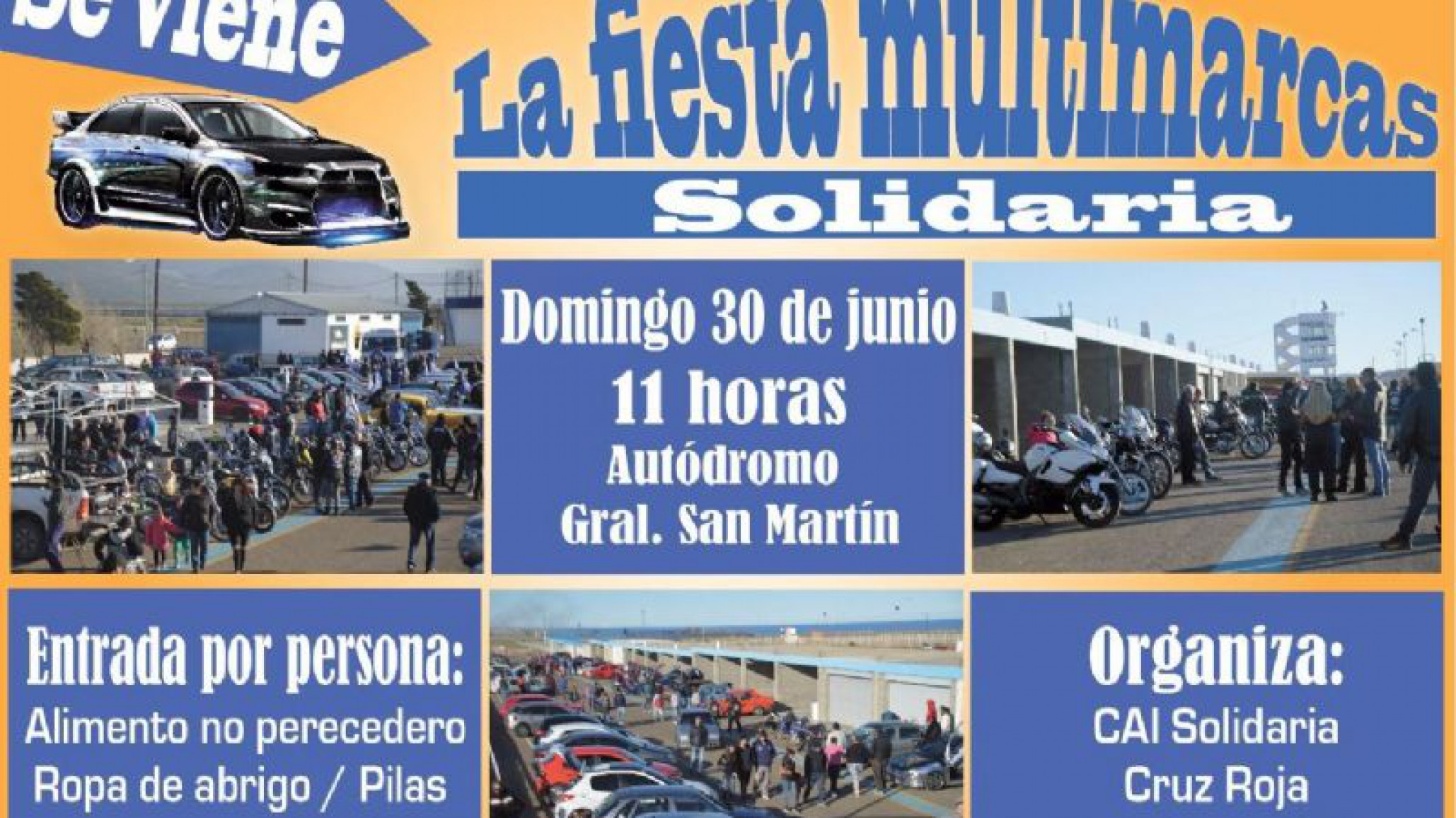 Se viene una nueva Fiesta Multimarcas Solidaria: ayudarán a los que más lo necesitan en este frío invierno