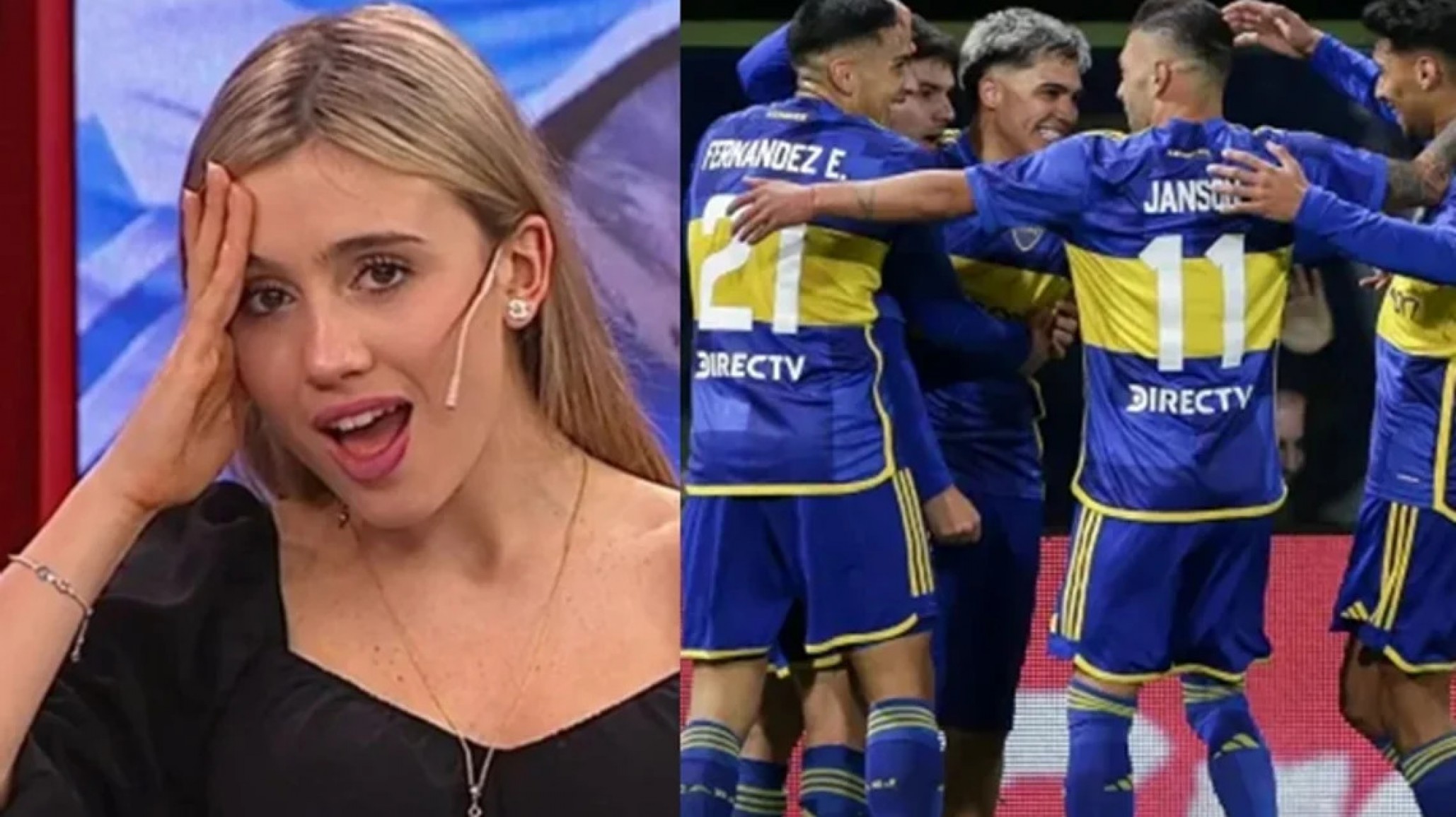 El festejo de Lucas Blondel tras el gol que escondía un mensaje para Morena Beltrán