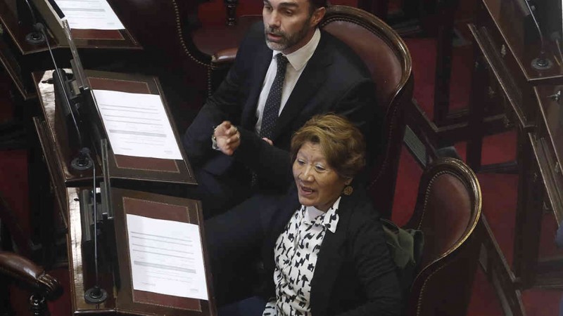 Senadora libertaria contrató a seis familiares y Adorni reaccionó ¿Qué dijo?