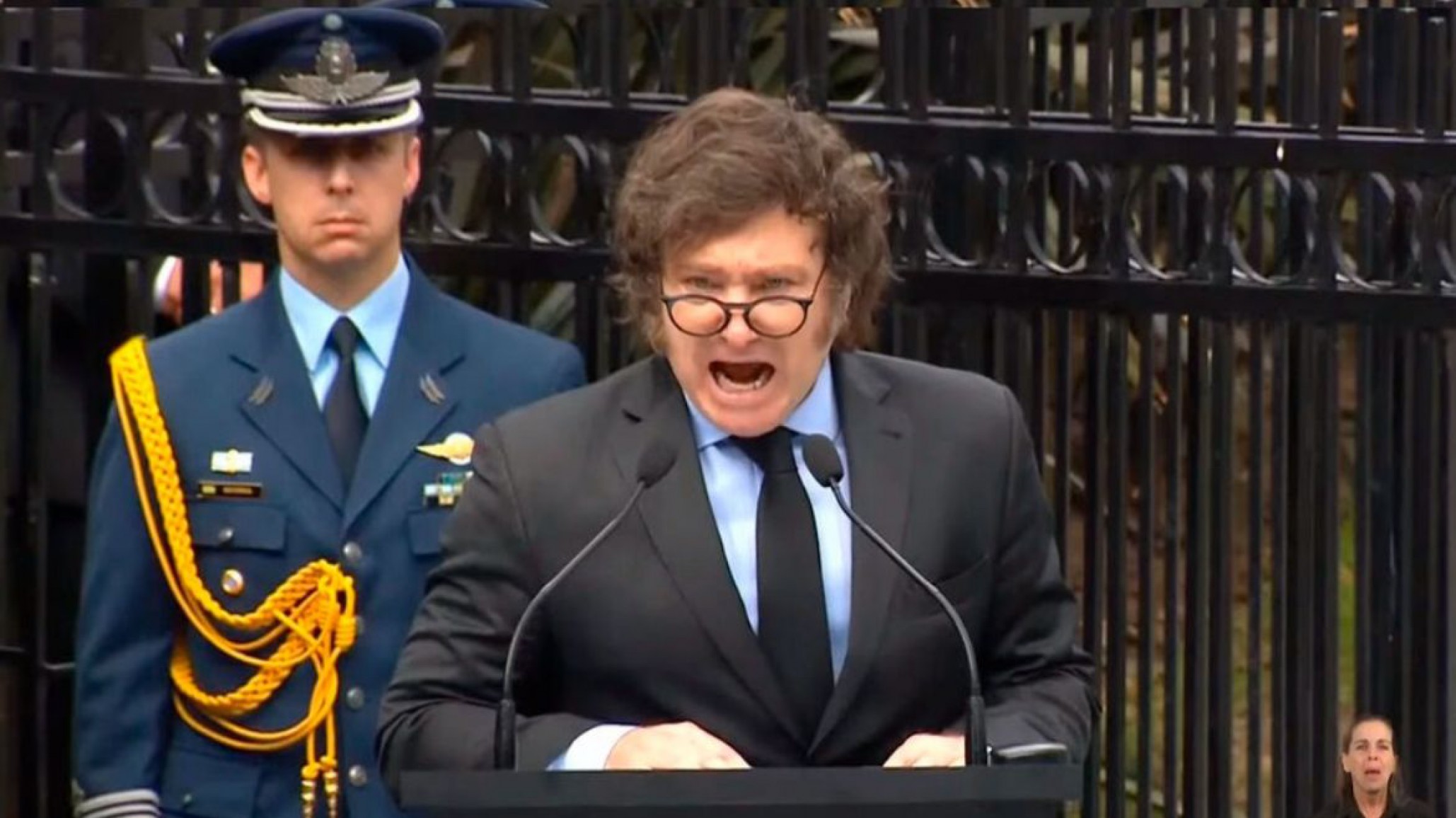 Milei en el acto por el aniversario de Malvinas reafirmó el reclamo de soberanía