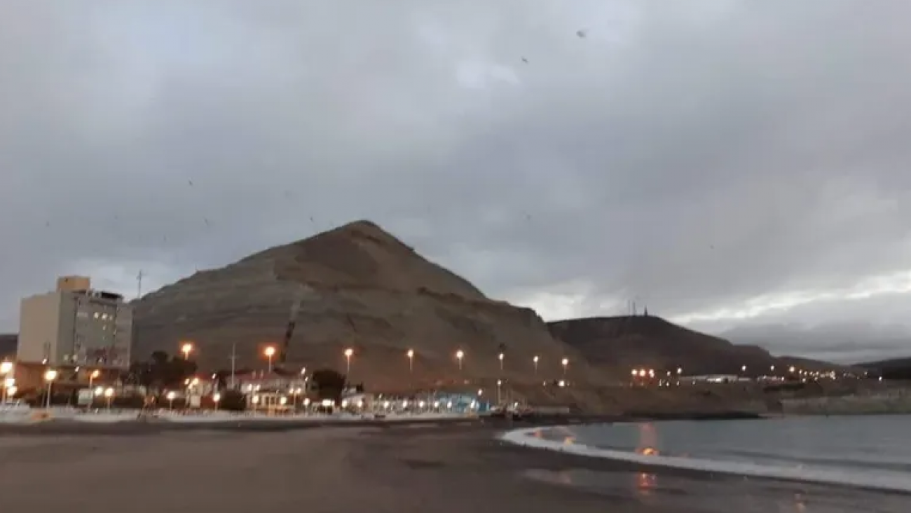 Martes gris en Comodoro: lloviznas, lluvias aisladas y cielo mayormente nublado