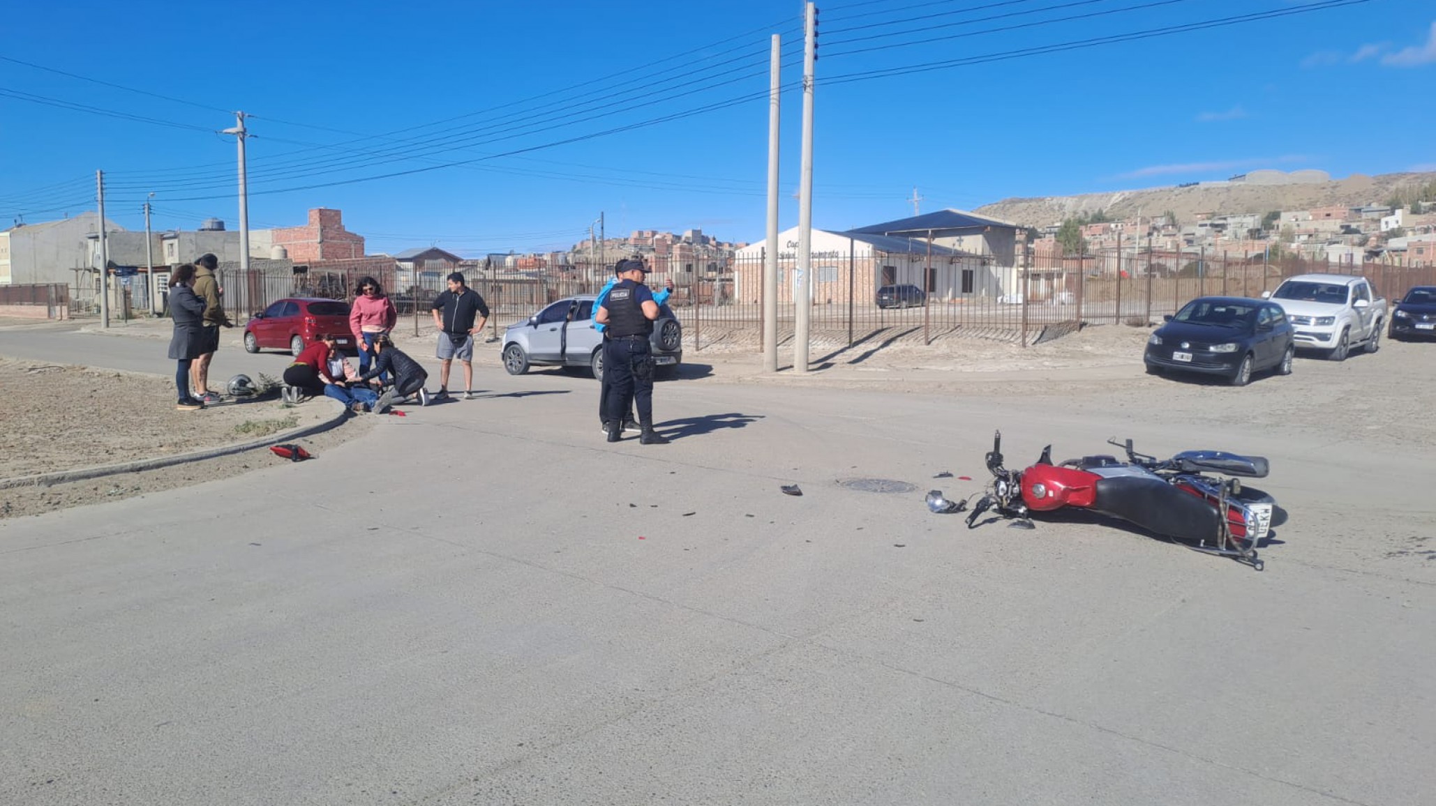 Abel Amaya: Atropellaron a un motociclista y fue trasladado al Hospital Regional