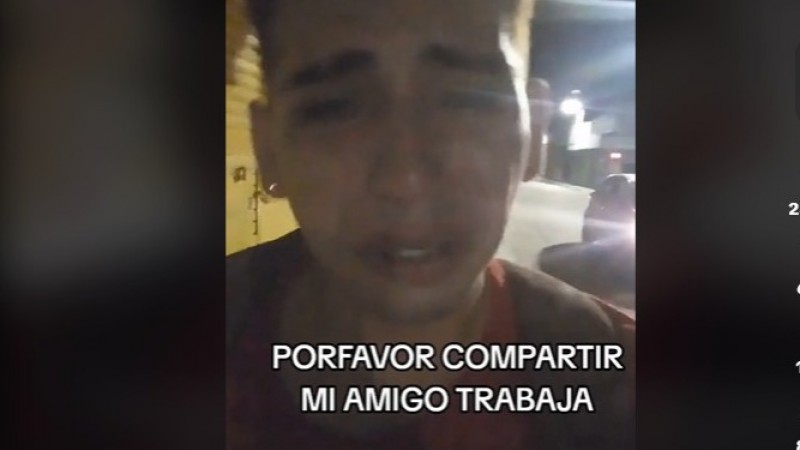 Video: Denunció llorando que su compañero de la pizzería fue detenido tras reclamar su salario y lo despidieron