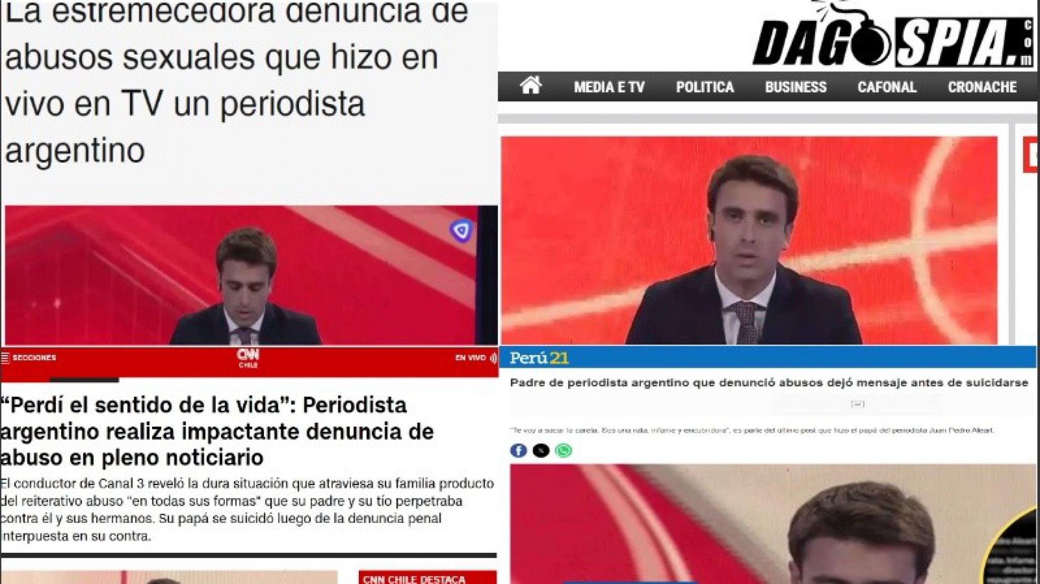 El valiente testimonio de Juan Pedro Aleart sobre abuso intrafamiliar dio la vuelta al mundo