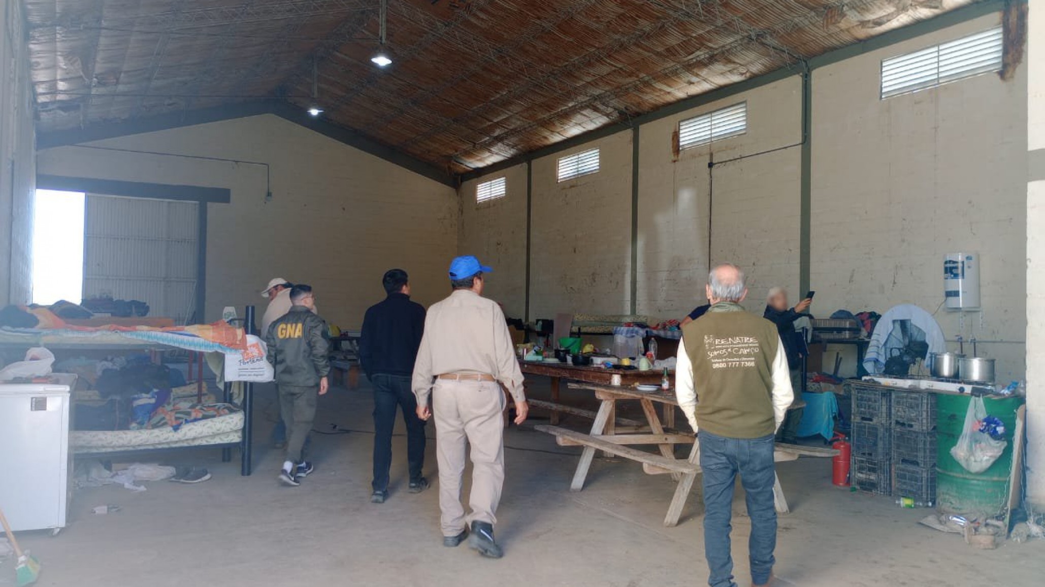 Rescataron a ocho personas víctimas de la explotación laboral en un establecimiento rural