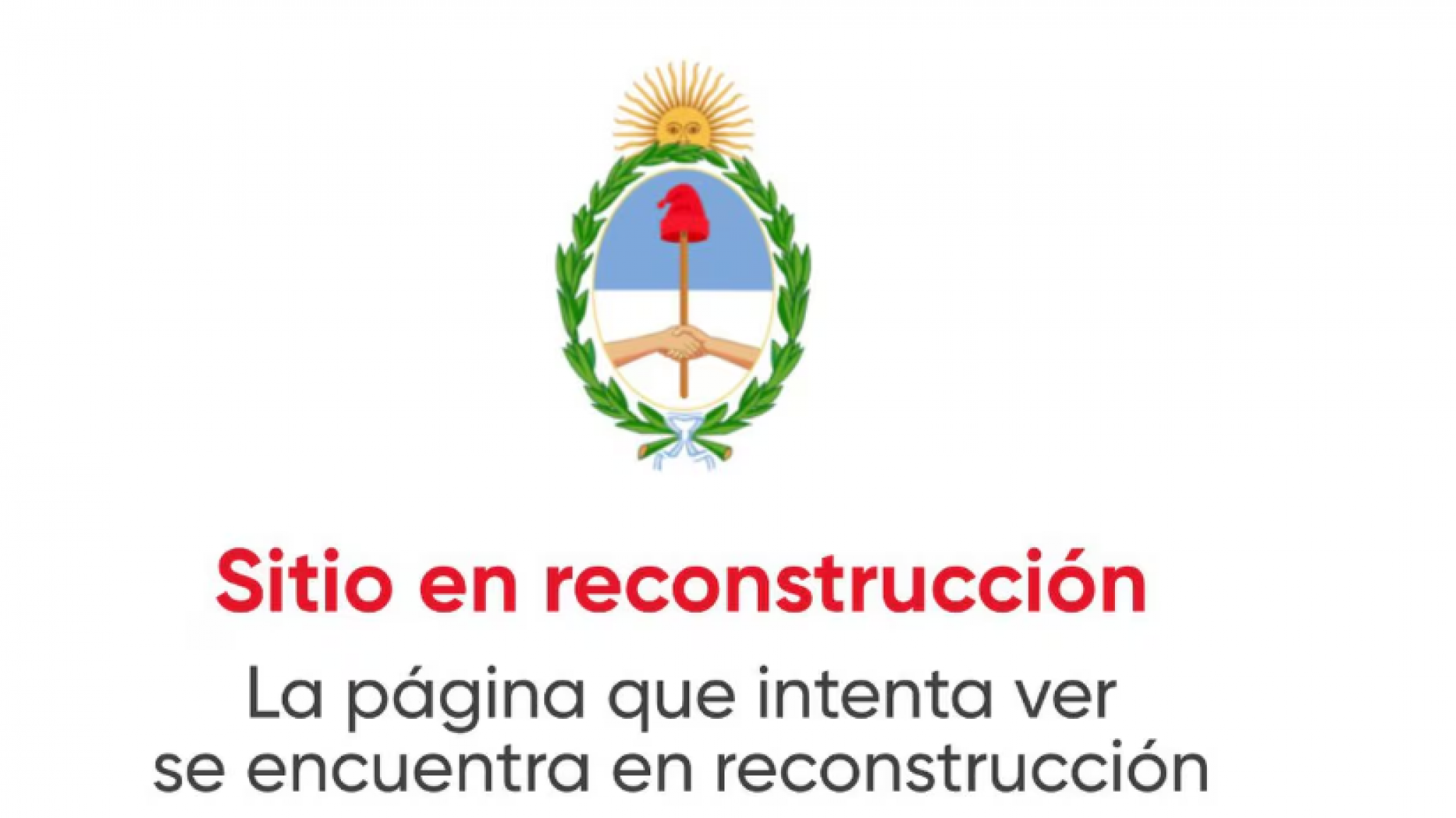 El gobierno suspendió actividades en redes sociales y páginas web de medios públicos