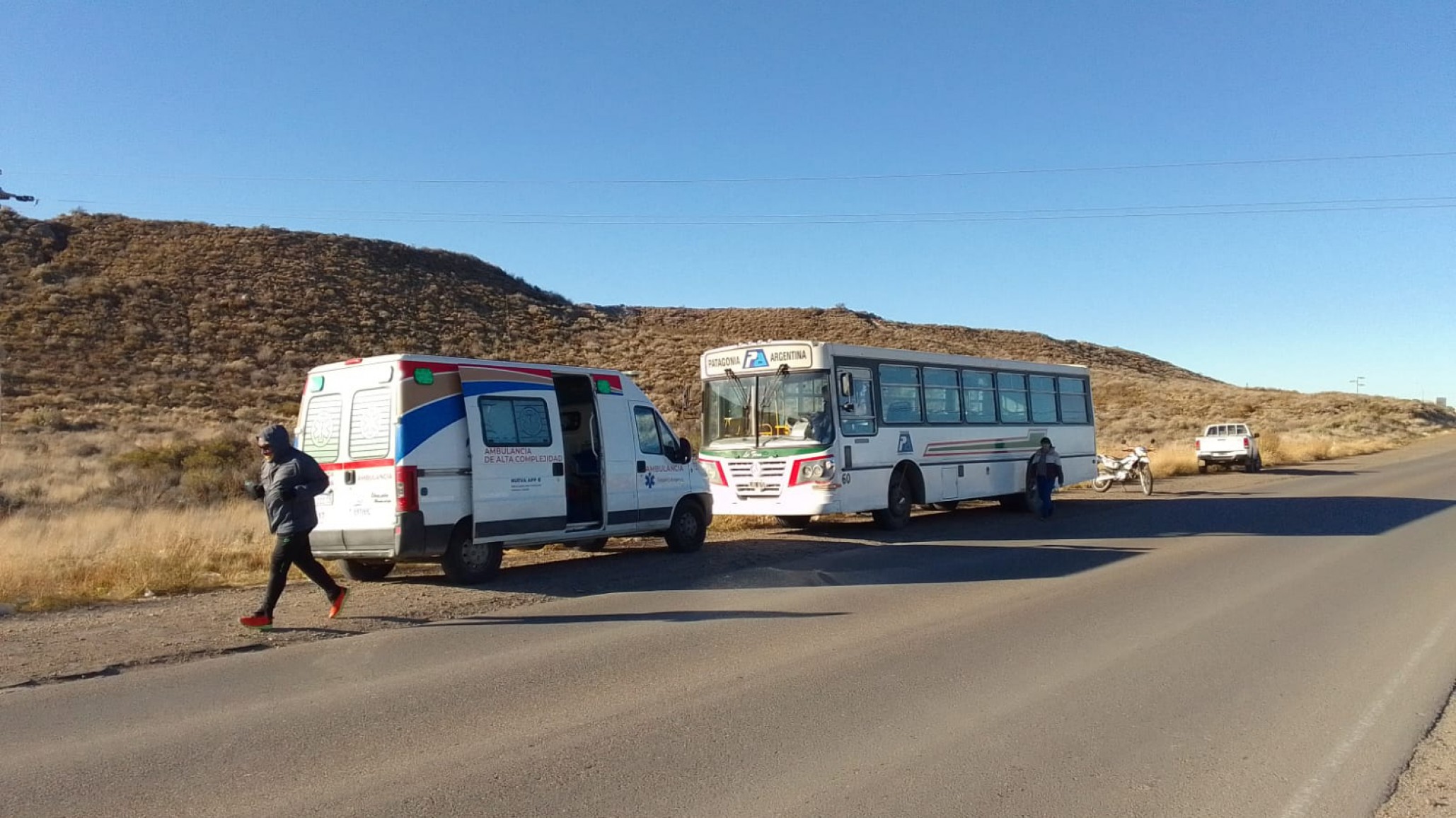 Chofer de colectivo Patagonia se descompensó mientras conducía