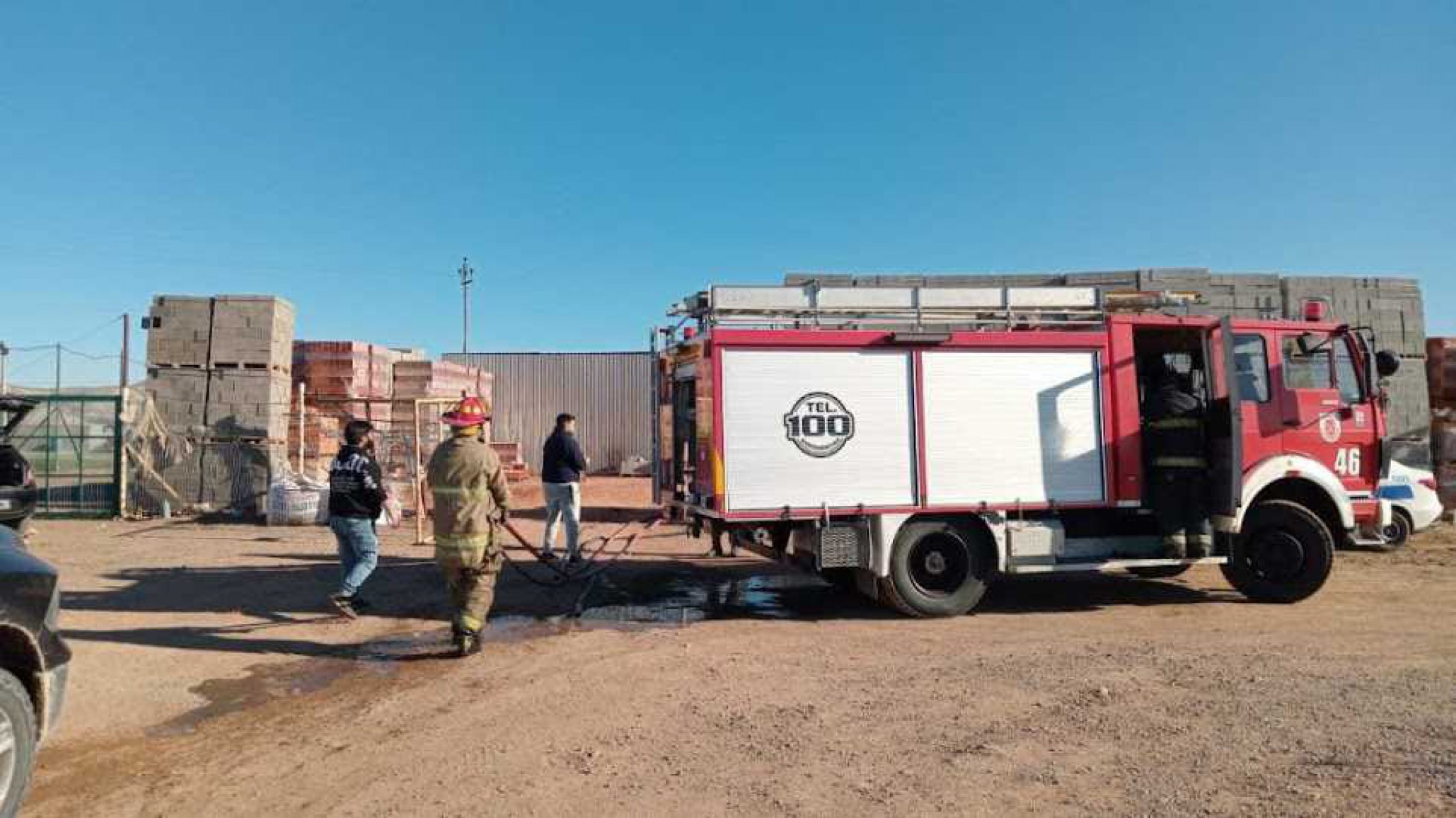 Se incendió un comercio en Km.8