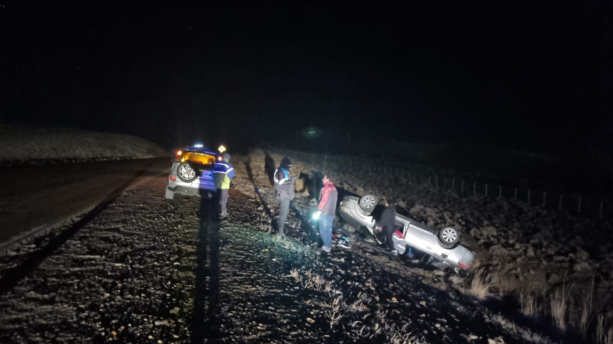 Otro vuelco en la Ruta 26: una mujer y tres menores de edad resultaron lesionados