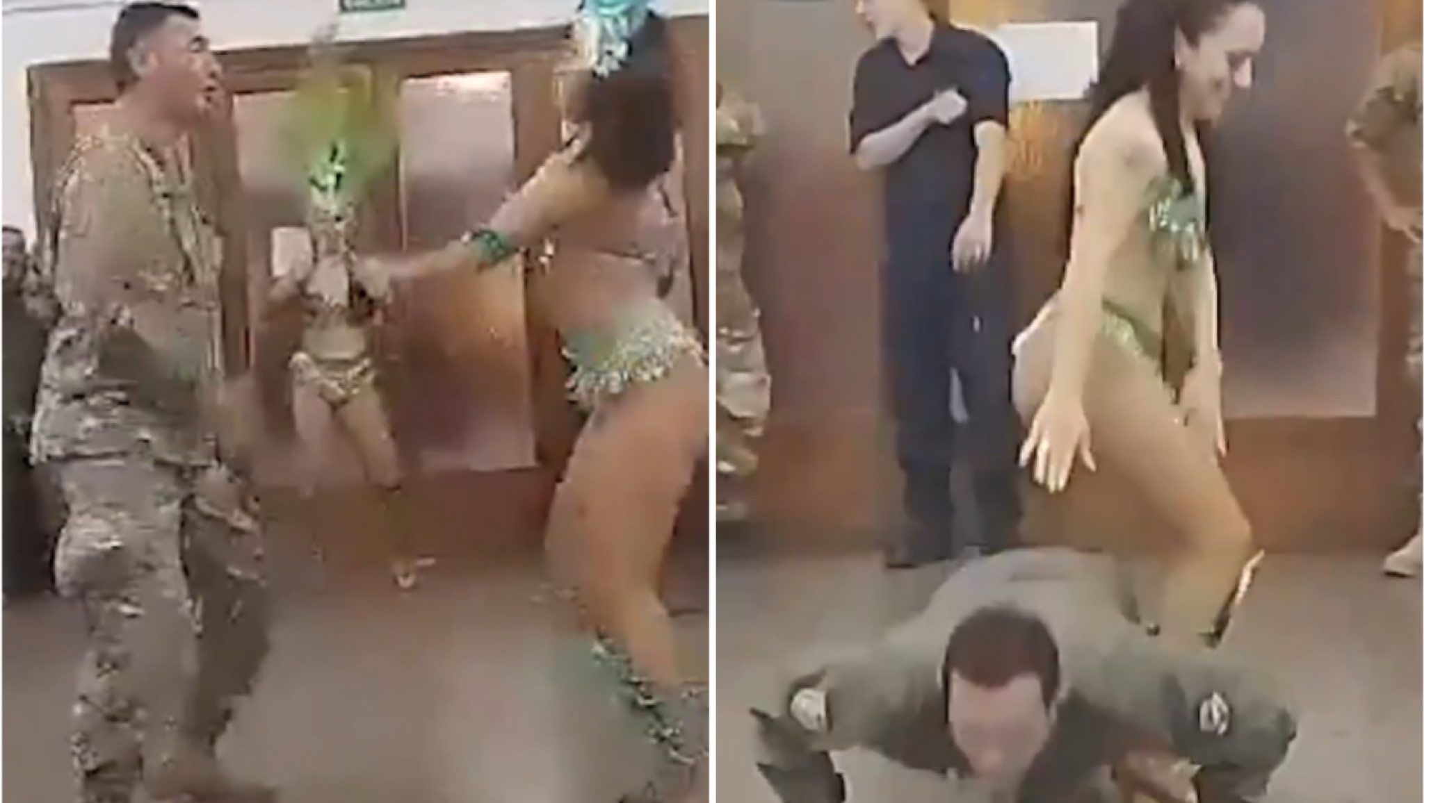 Video: Polémica en la IV Brigada Aérea por festejo del Día del Padre