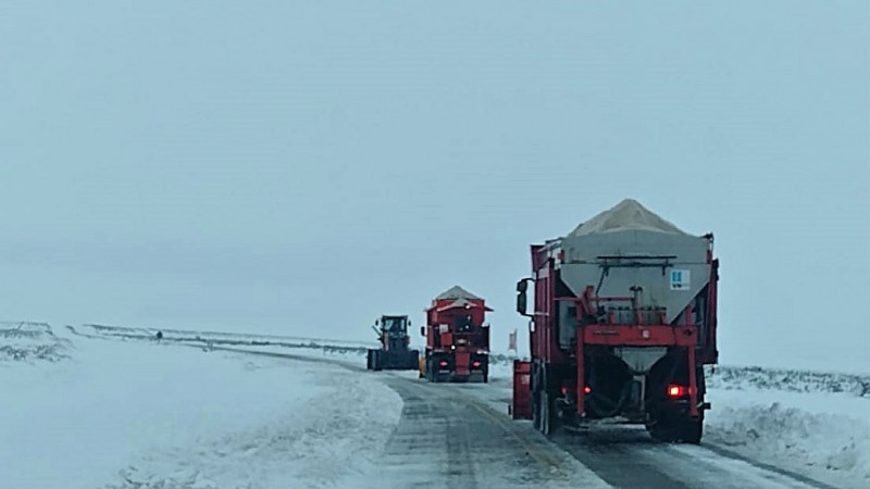 Camioneros varados en Trelew reclaman que se abra la ruta 3: "Parece un problema político porque la ruta está en condiciones"