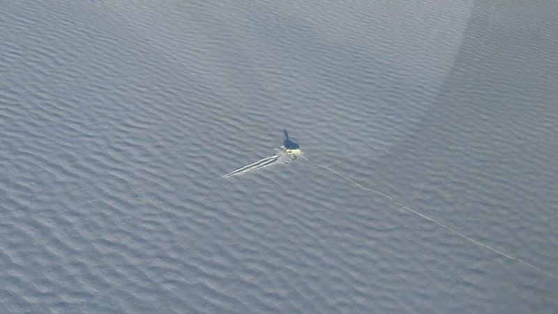 Rescataron al piloto que aterrizó en un lago congelado de Chubut
