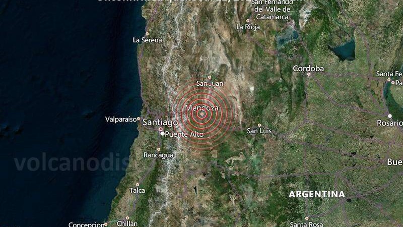 Un temblor de 3,9 sacudió Mendoza en la madrugada de este viernes