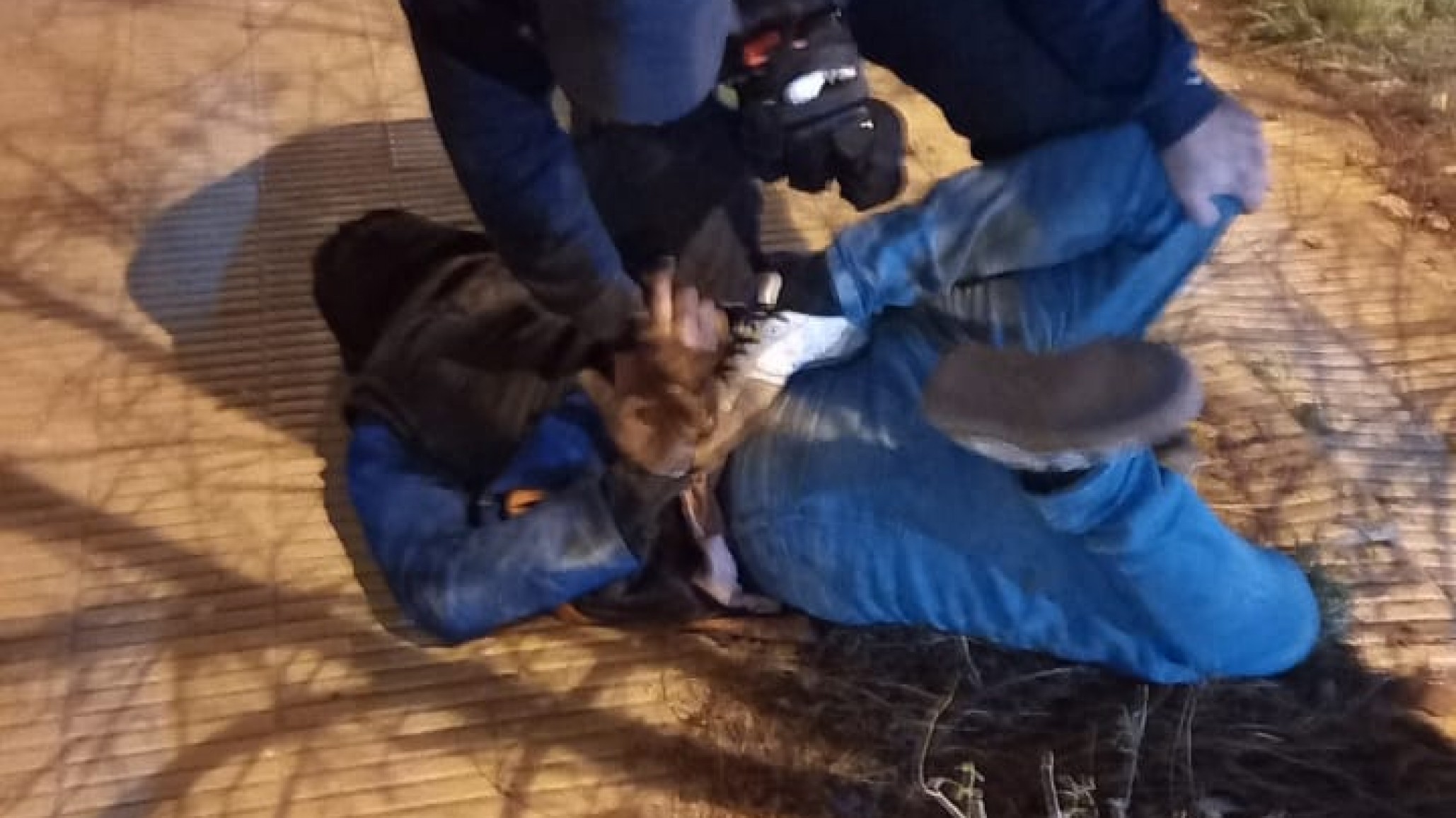 Los atraparon robando bebidas y secuestraron un taxi que estaría involucrado en el robo