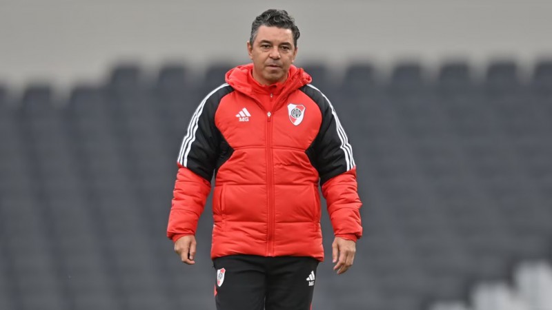 Marcelo Gallardo dirigió su primer entrenamiento en River