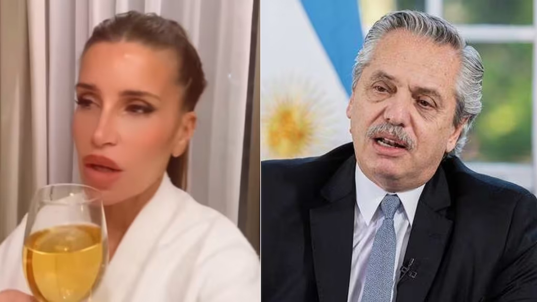 Filtración de chats entre Alberto Fernández y Florencia Peña