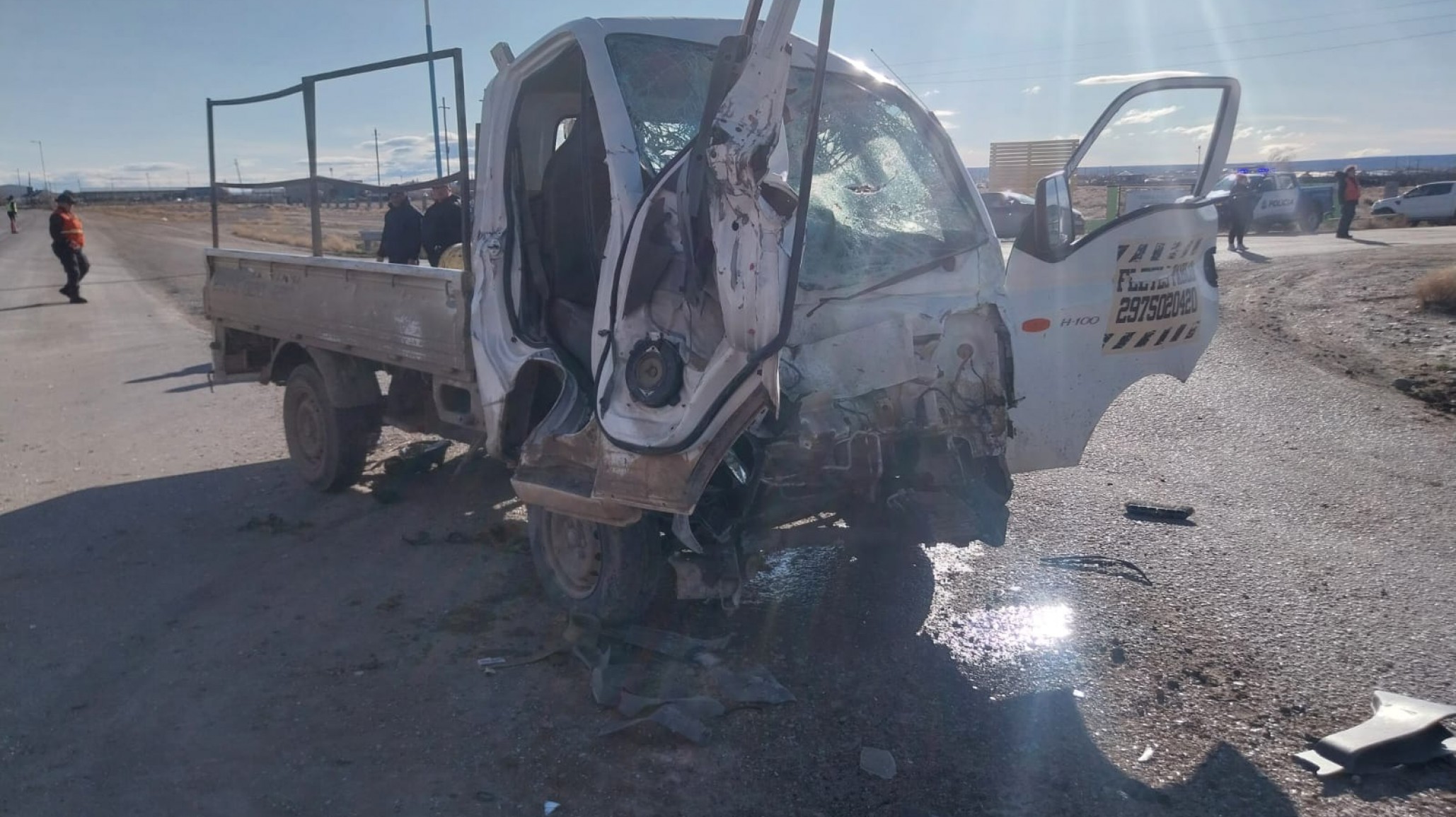 Un choque dejó una persona atrapada que tuvo que ser rescatada por los bomberos