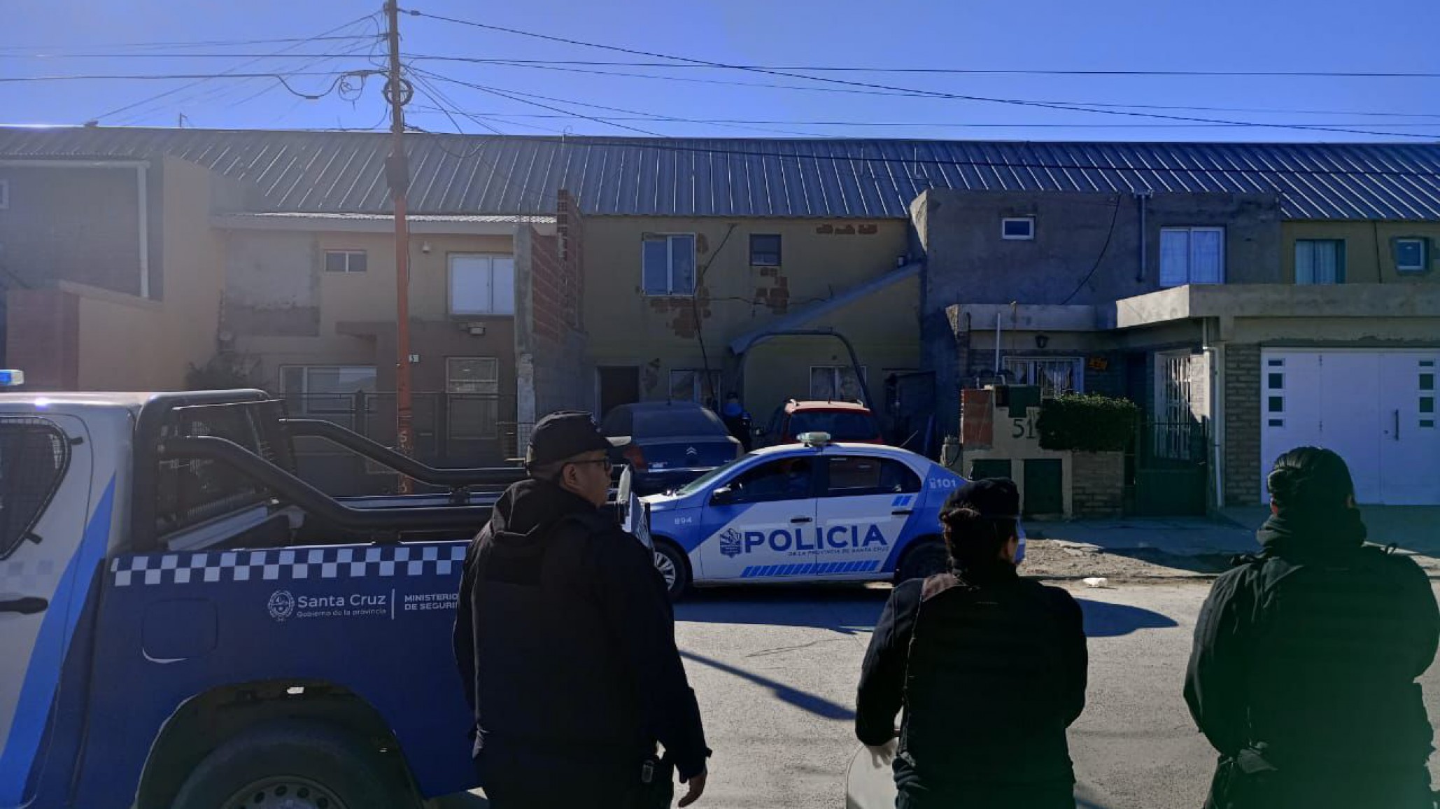 Allanamiento en Caleta Olivia por ruidos molestos