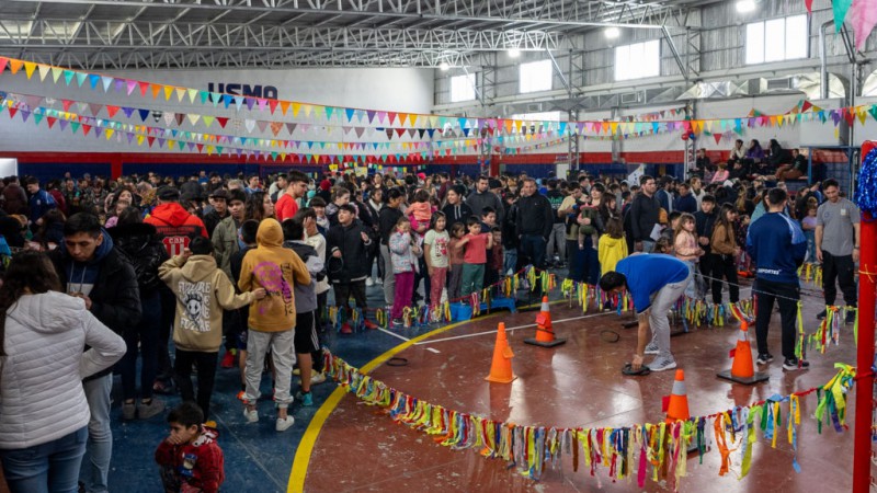 Hubo una concurrencia masiva en los festejos del Día de las Infancias