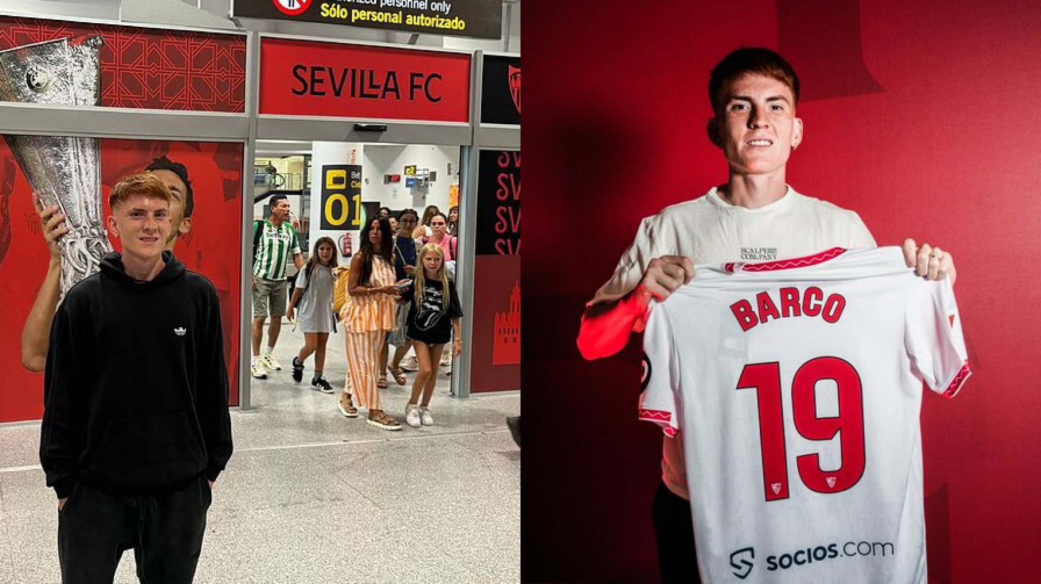 ¡El Colo llegó a Sevilla! Barco es nuevo refuerzo del conjunto español