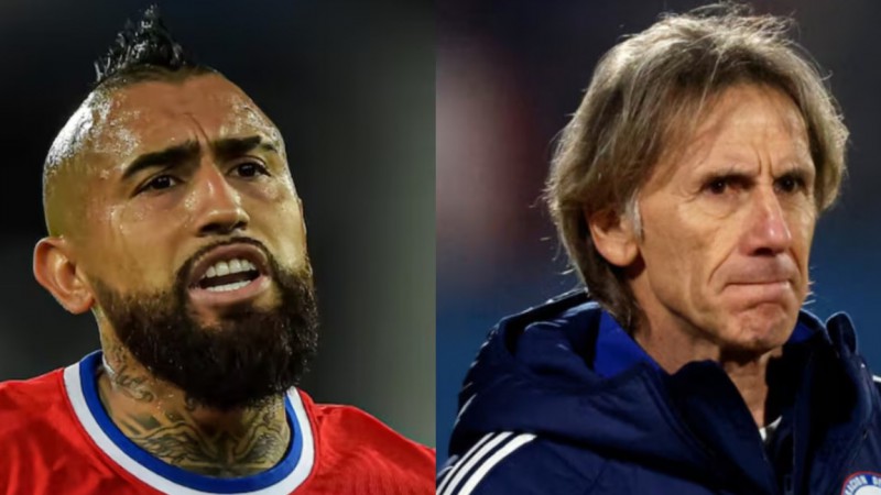 Arturo Vidal criticó duramente a Ricardo Gareca luego de la goleada de Argentina a Chile