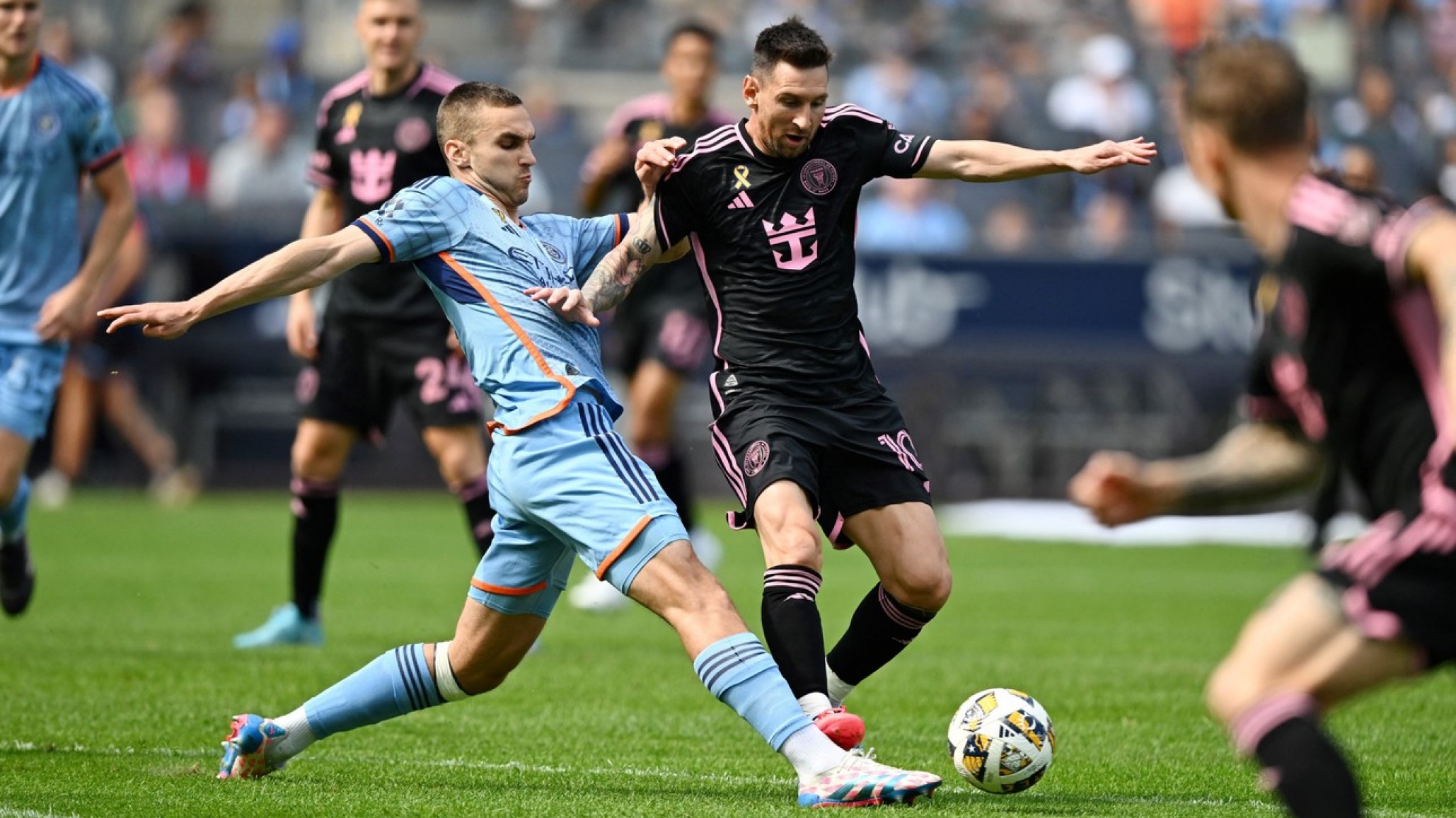 Con Messi de titular, Inter Miami empató con New York City